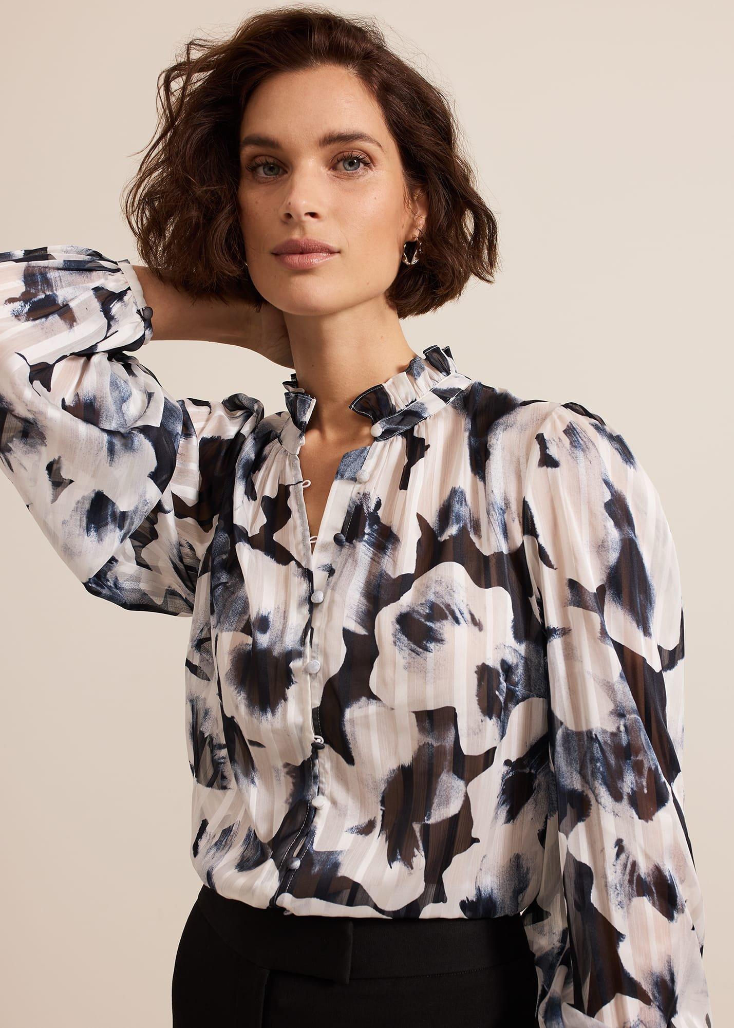 Feya Floral Print Blouse