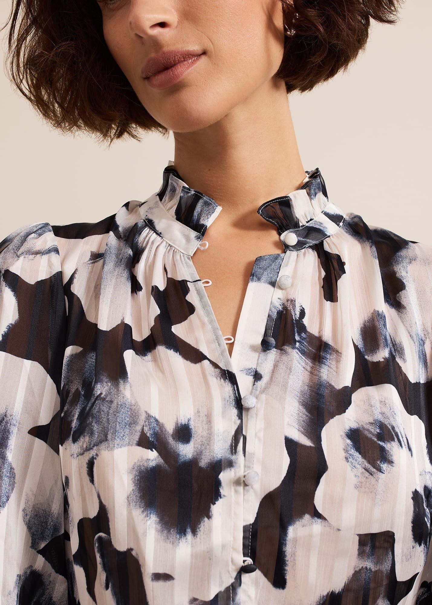 Feya Floral Print Blouse