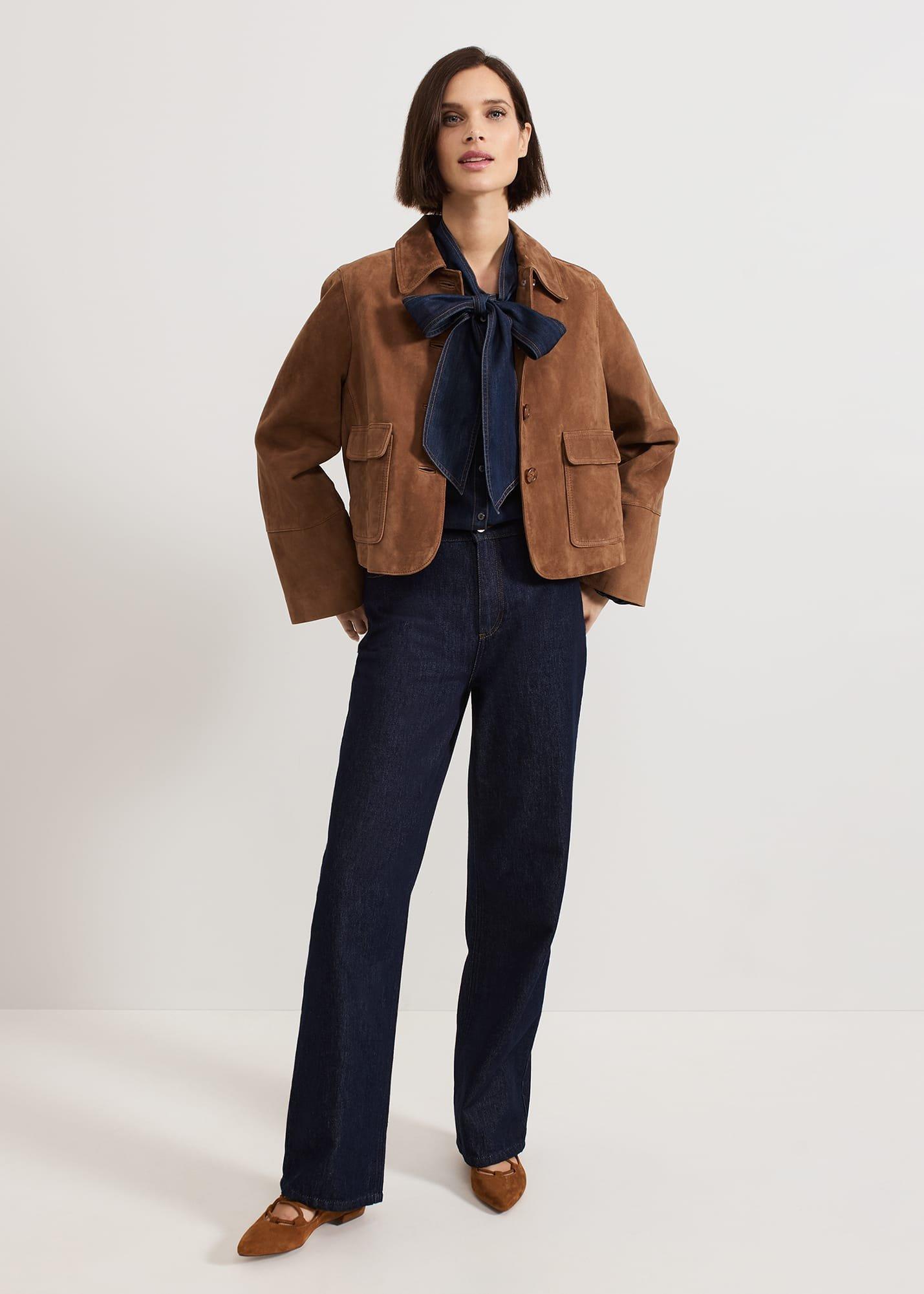 Penelope Denim Tie Blouse