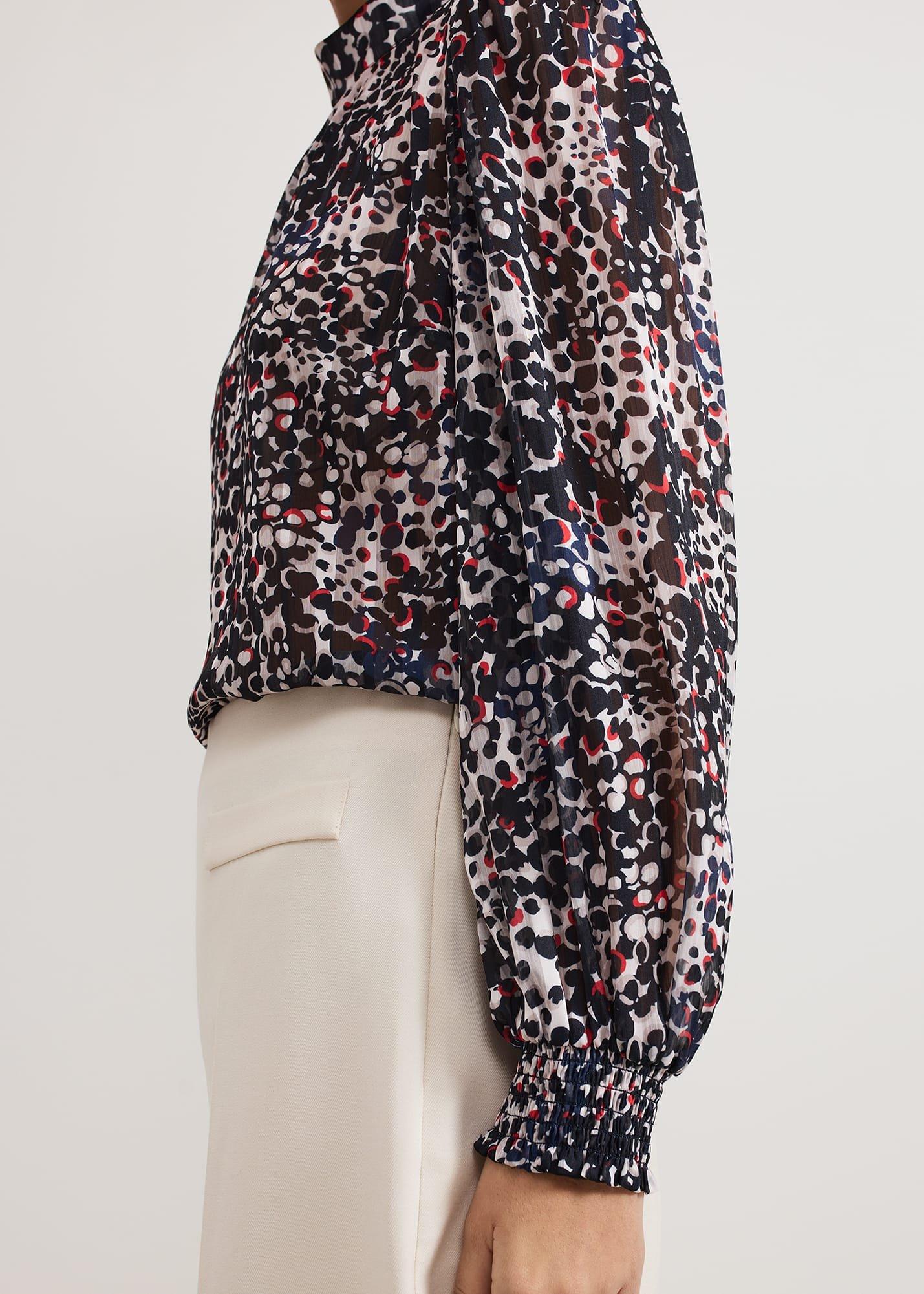 ${product-id}-Ingrid Abstract Print Blouse-Navy-${view-type}