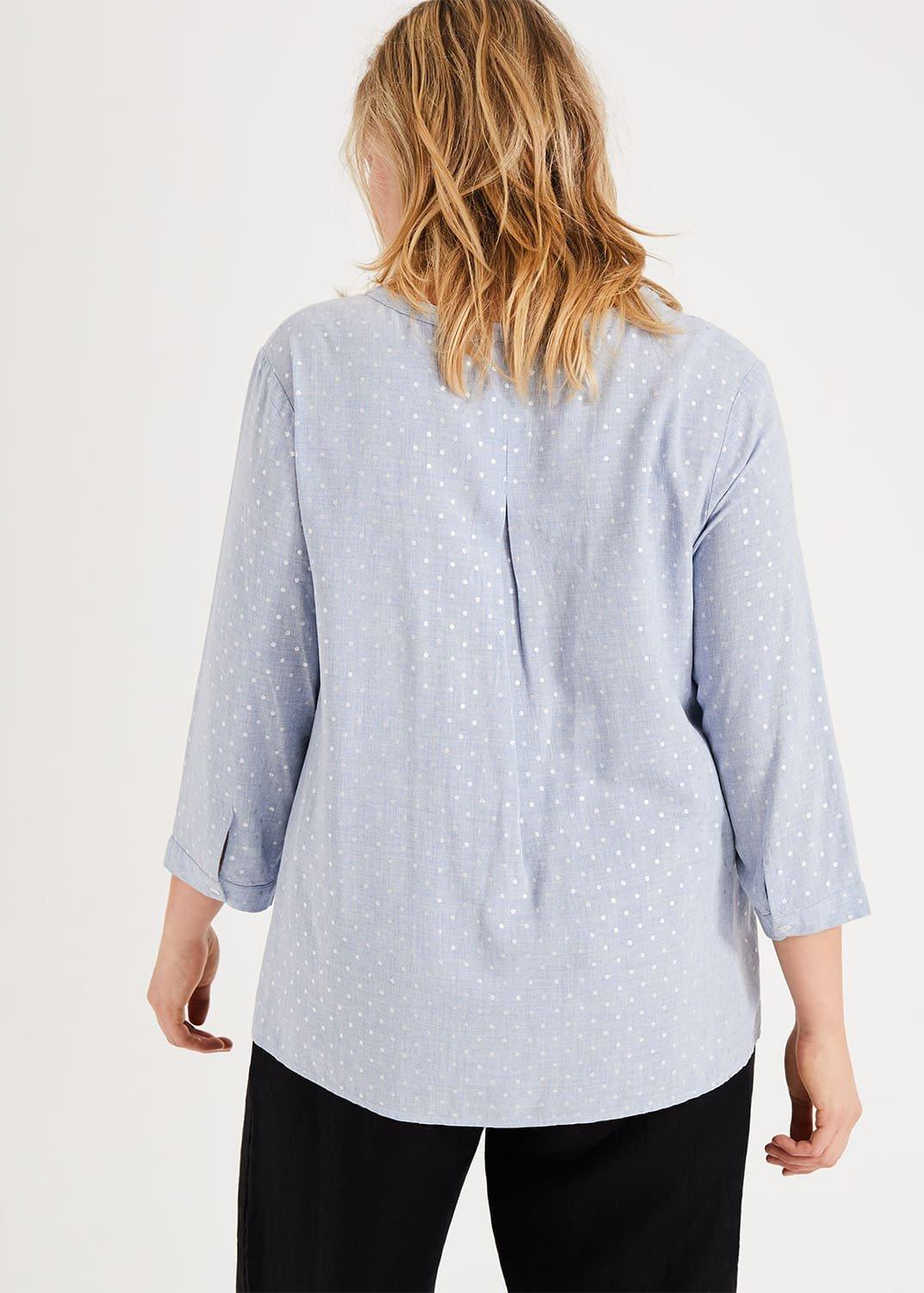 Izzie Foil Spot Top