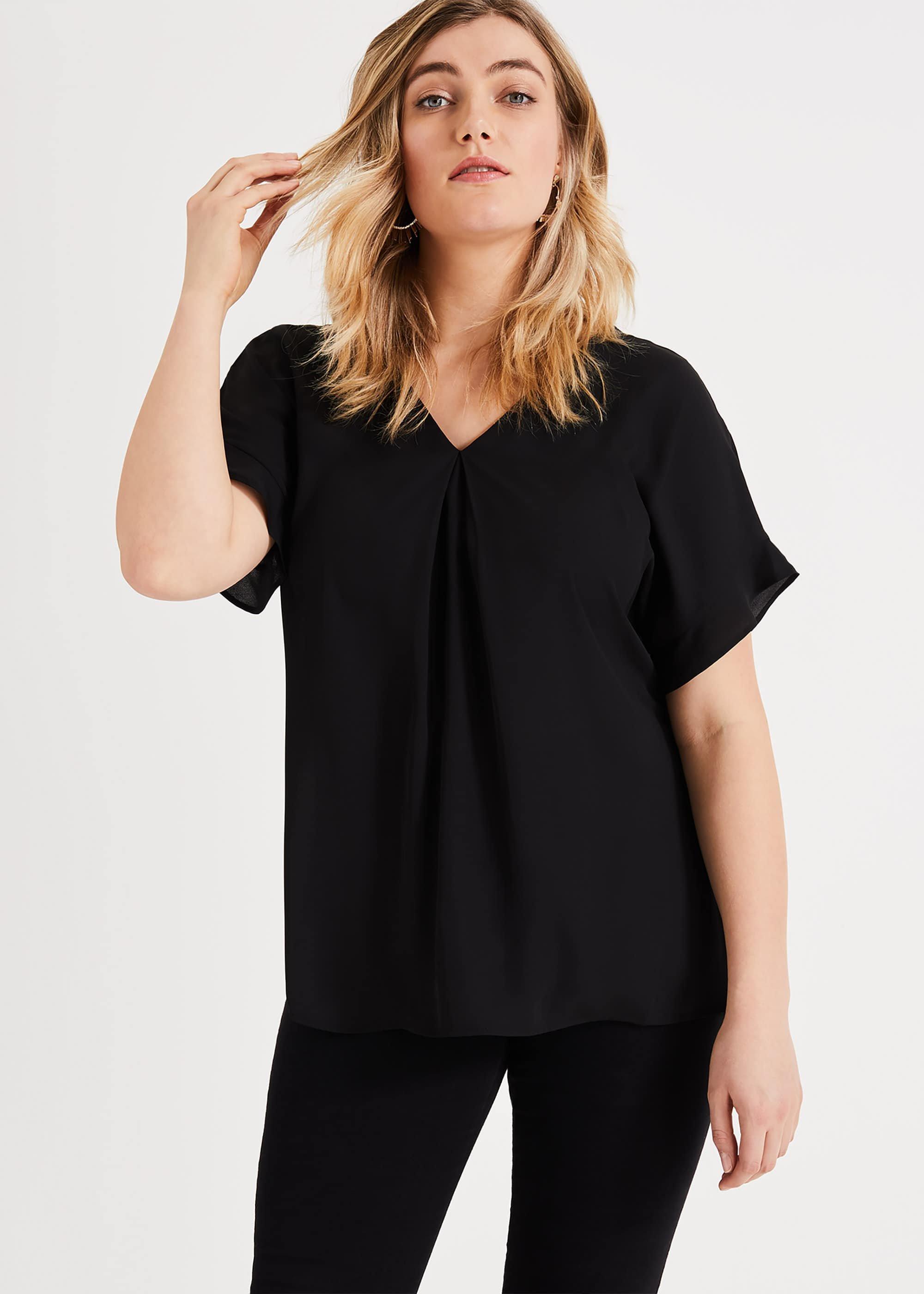 Wilhelmina V-Neck Top