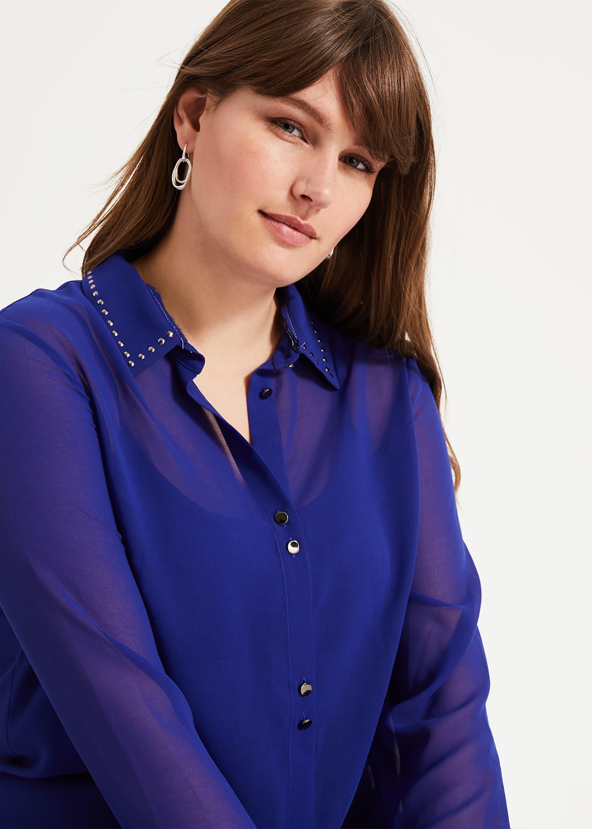 Frankie Studded Collar Shirt