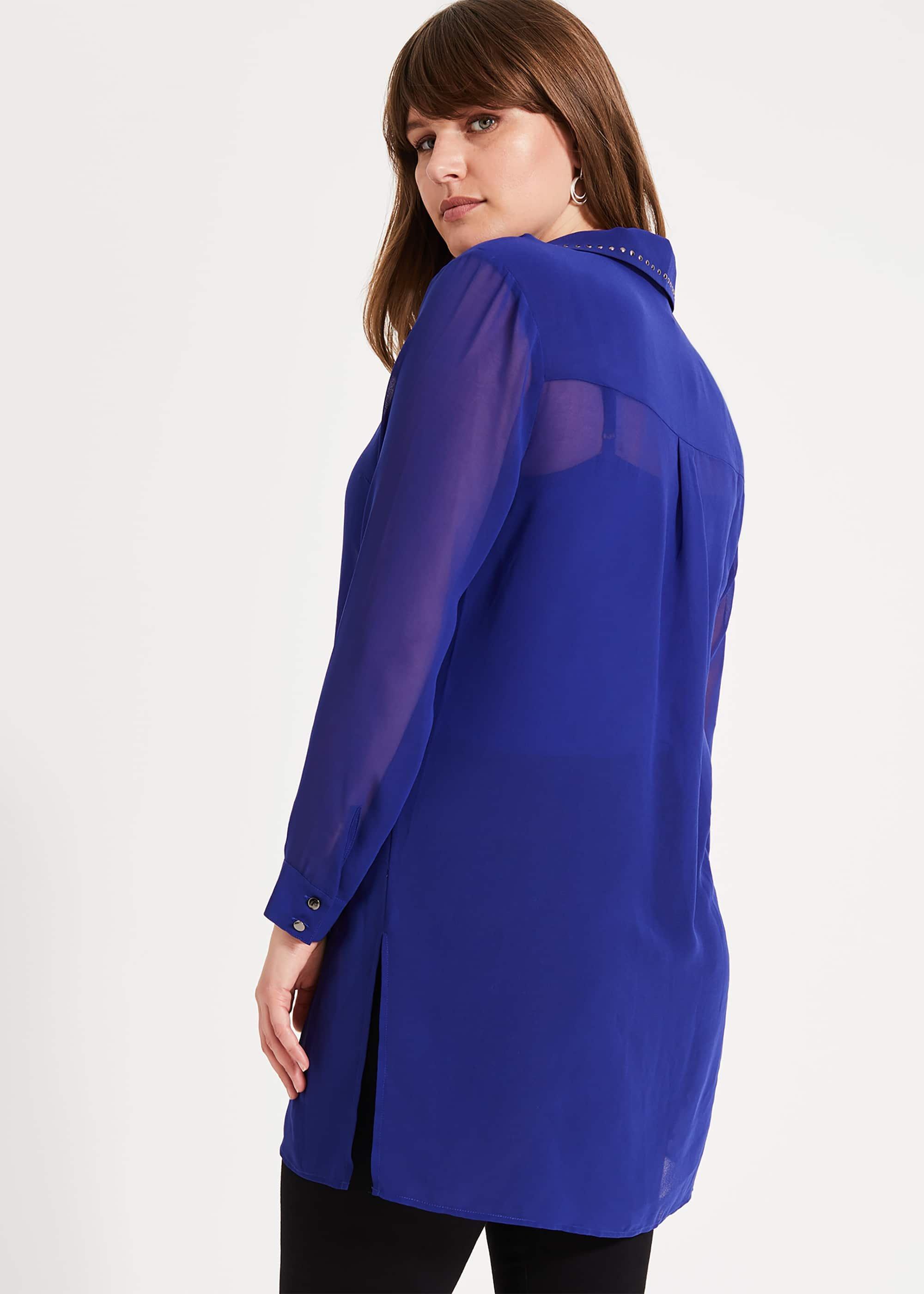 Frankie Studded Collar Shirt