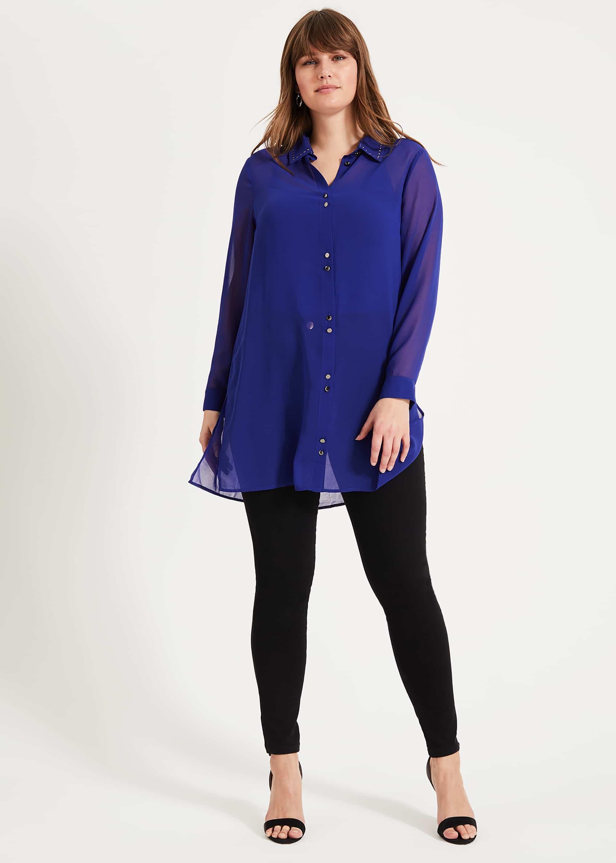 Frankie Studded Collar Shirt