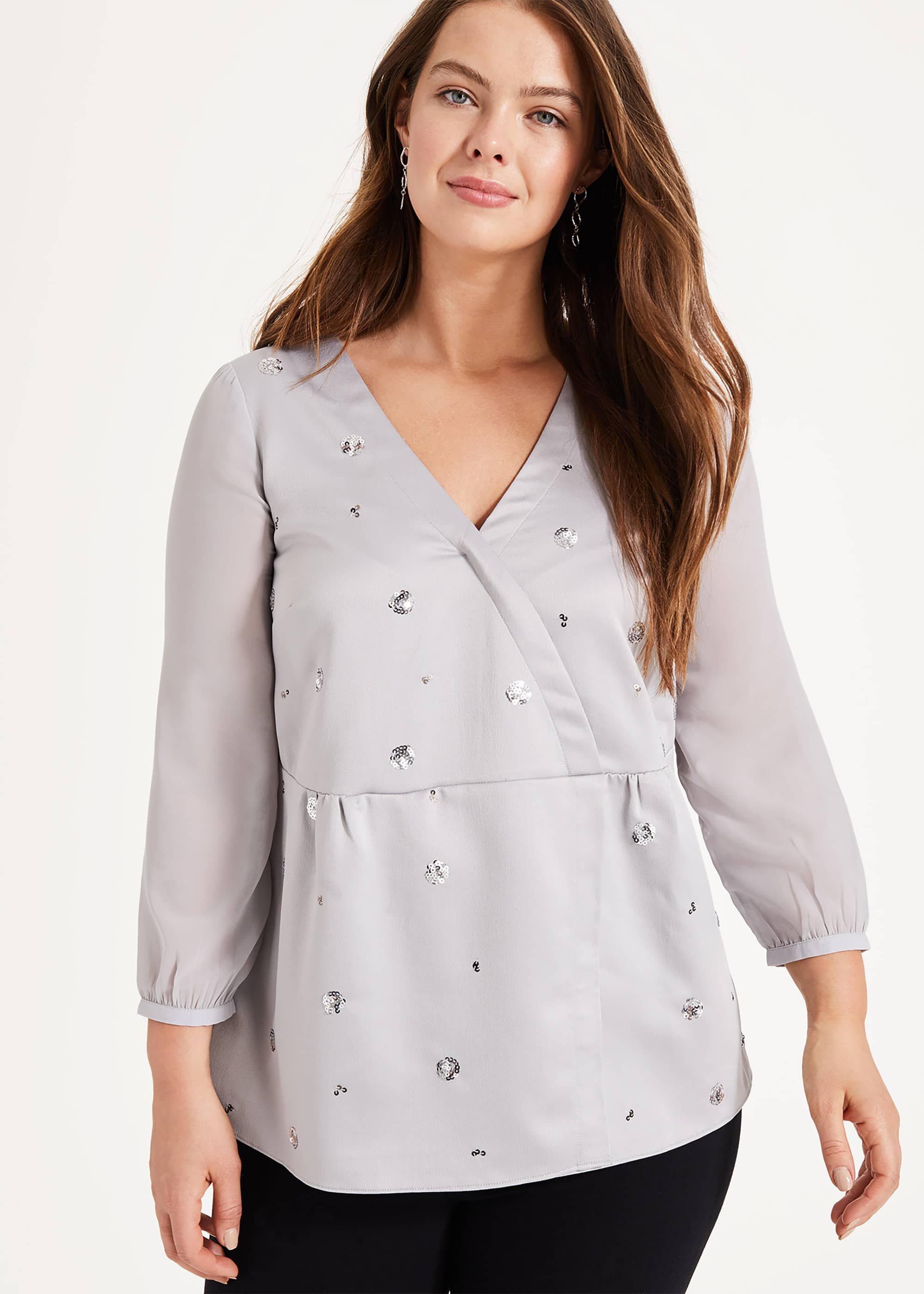 Ayla Sparkle Sequin Top