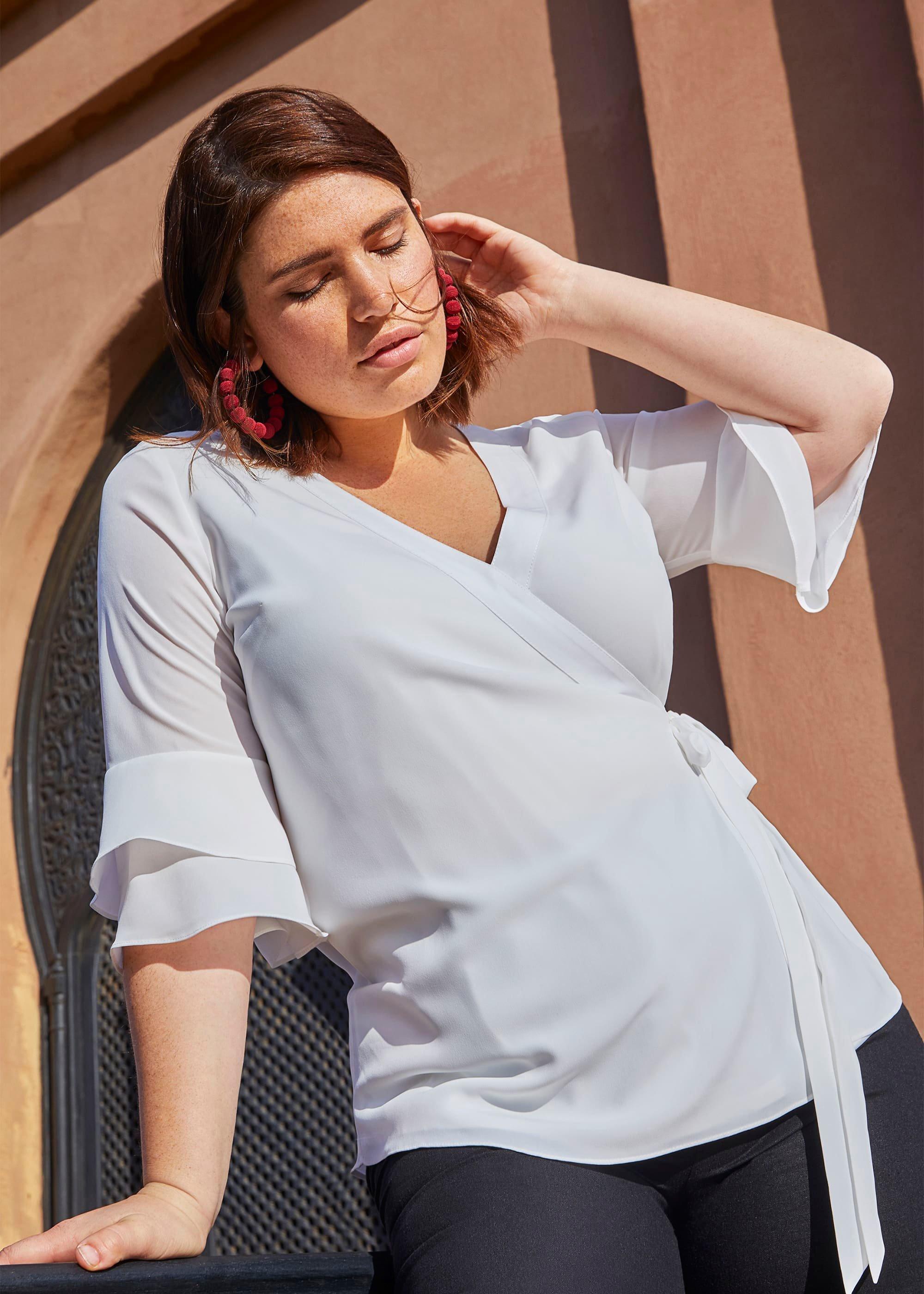 Wilfred Fluted Sleeve Top