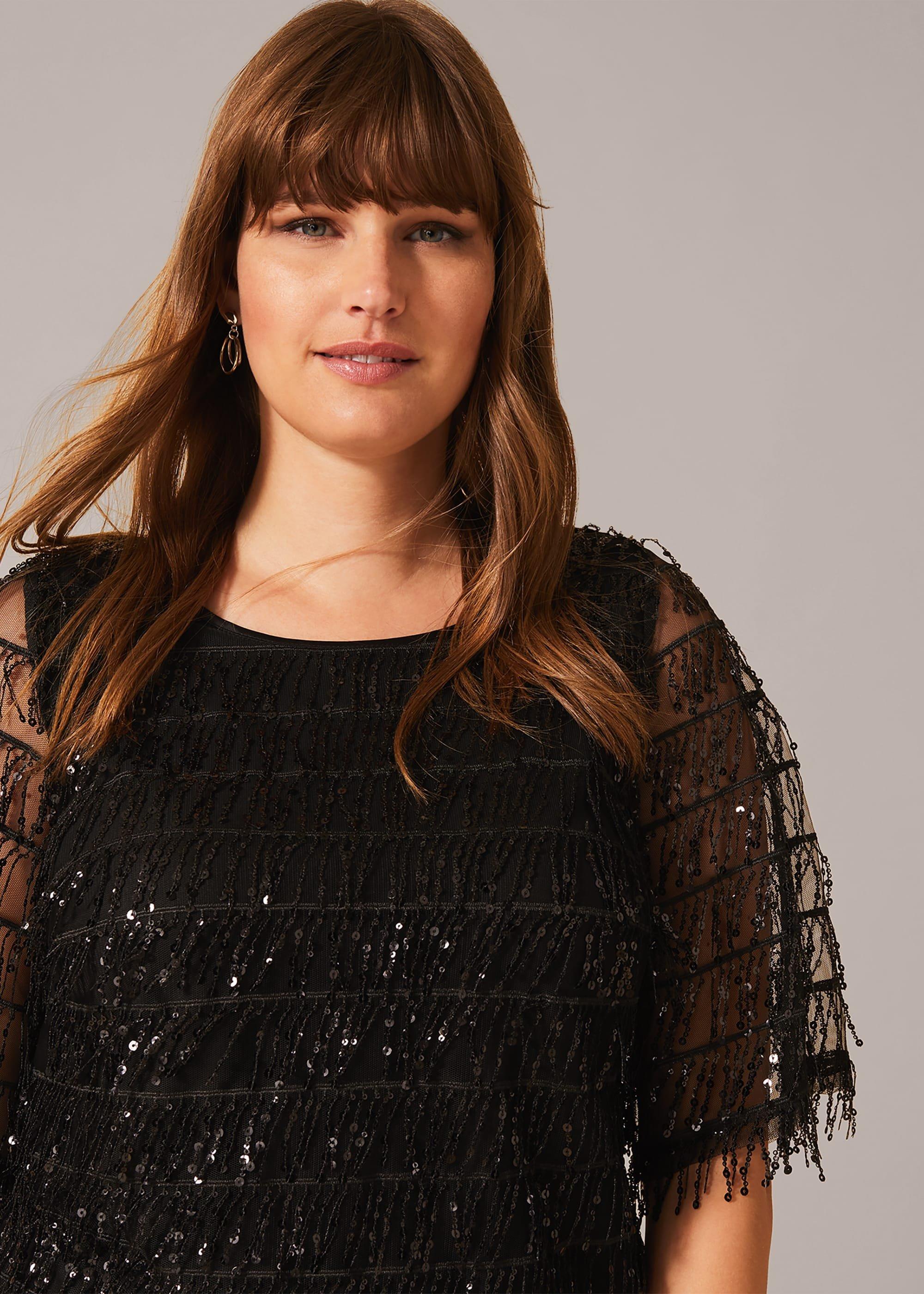 Peyton Sequin Fringe Top