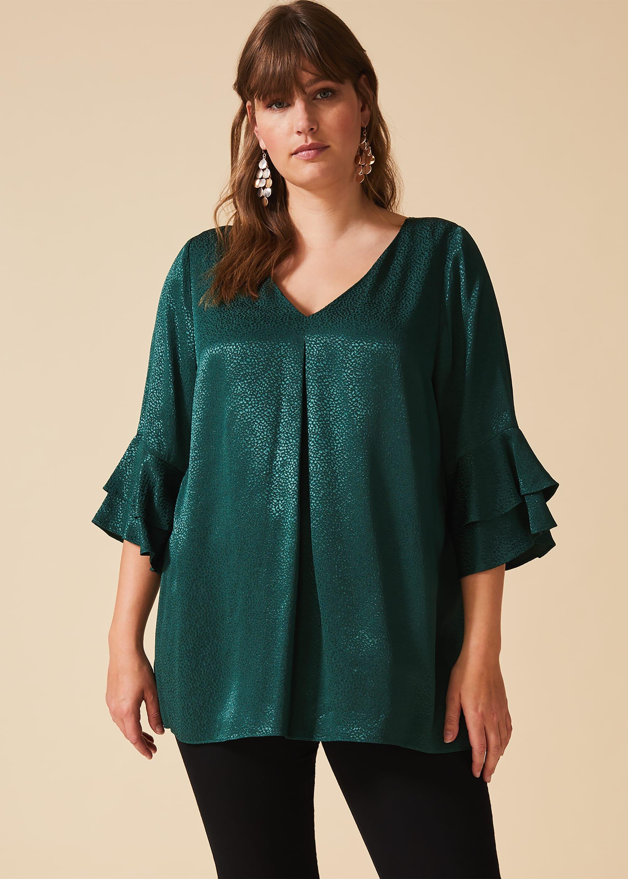 Ella Fluted Sleeve Top