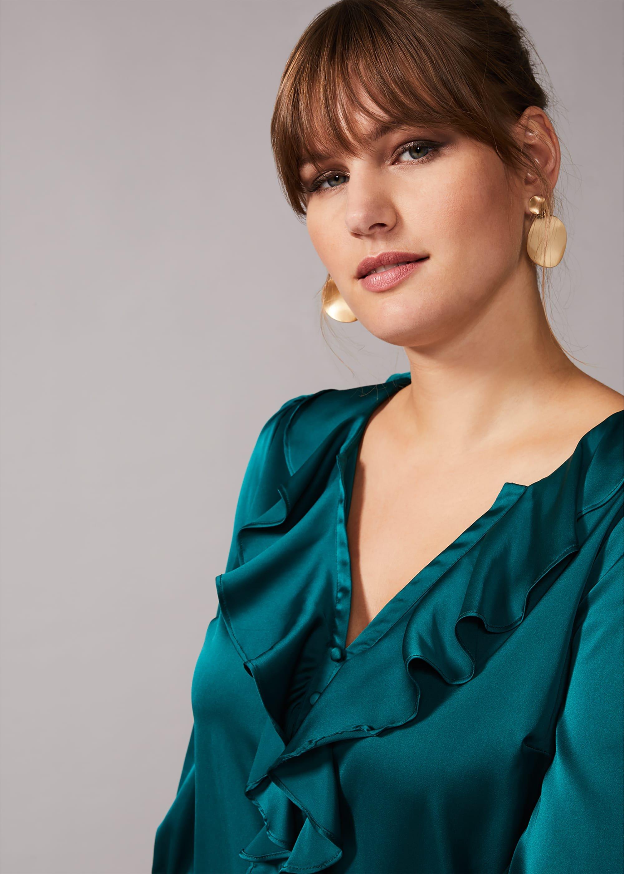 Tina Frill Satin Top