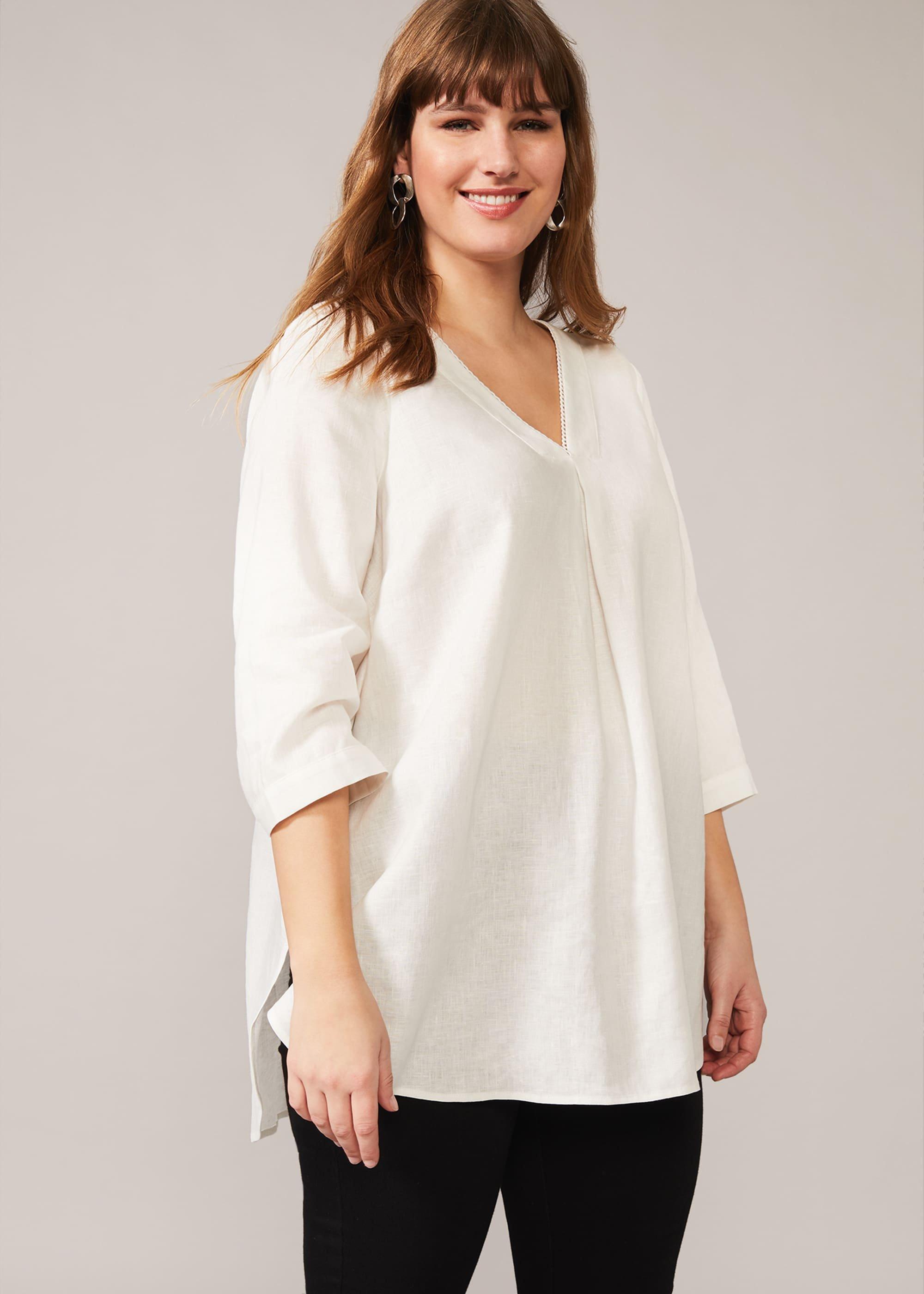 Brett V-Neck Linen Top