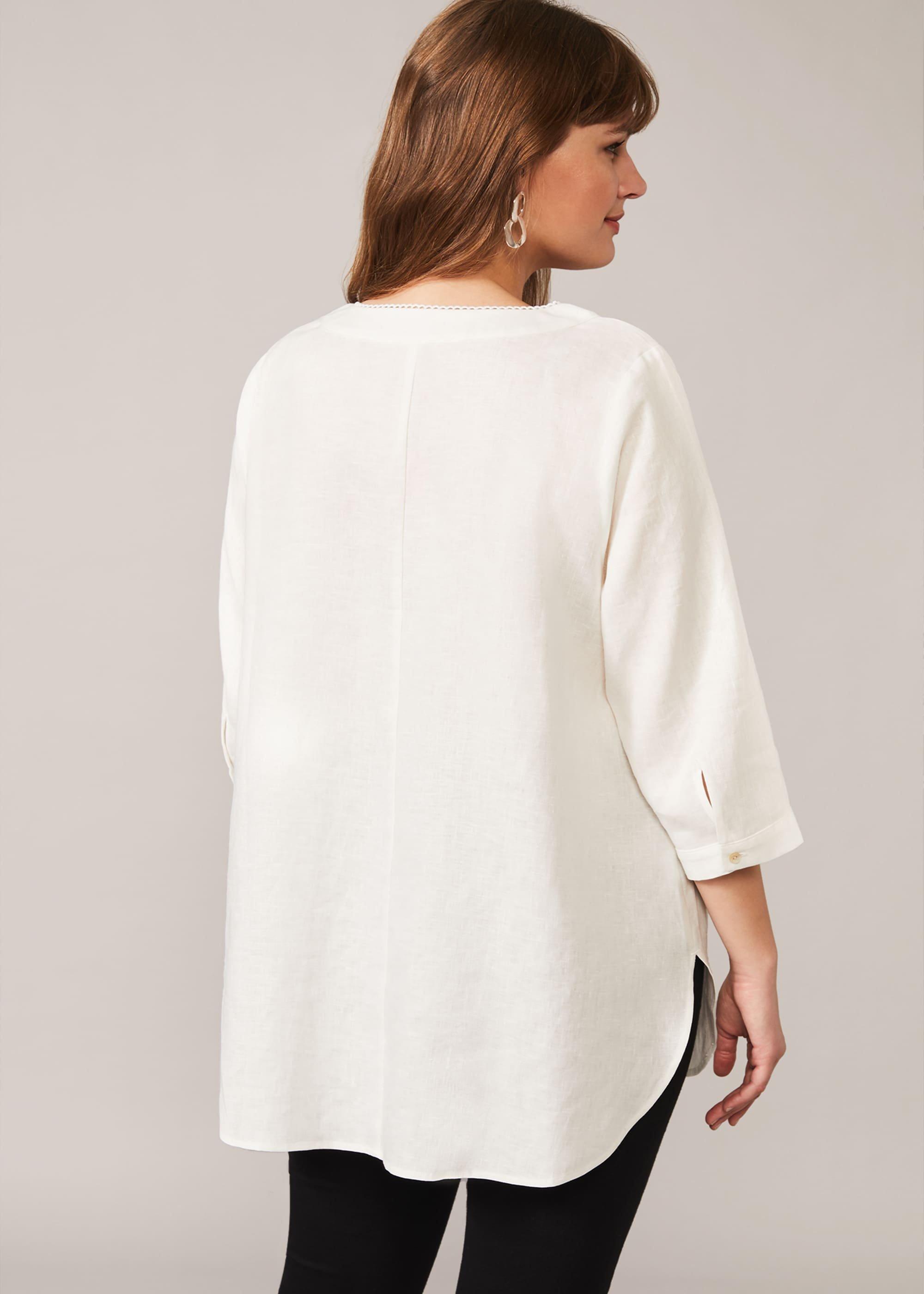 Brett V-Neck Linen Top