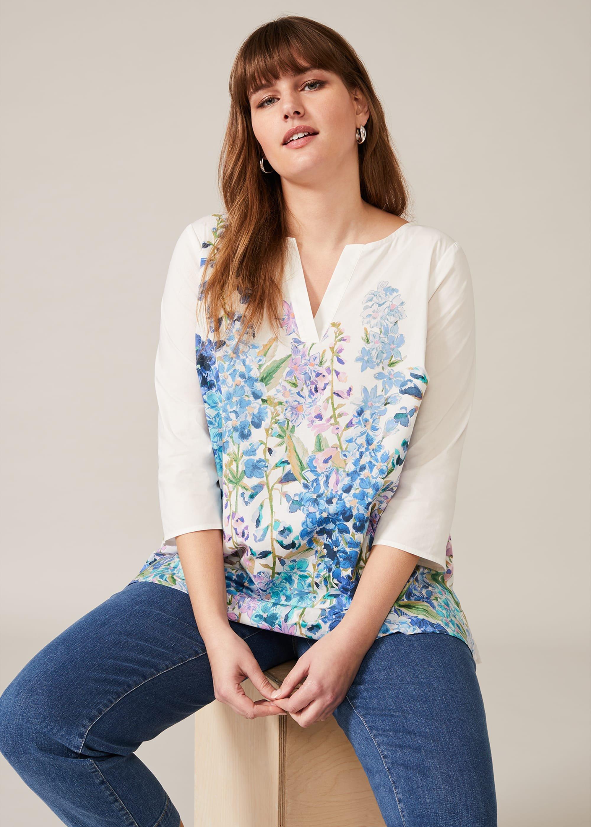 Lucy Meadow Print Top