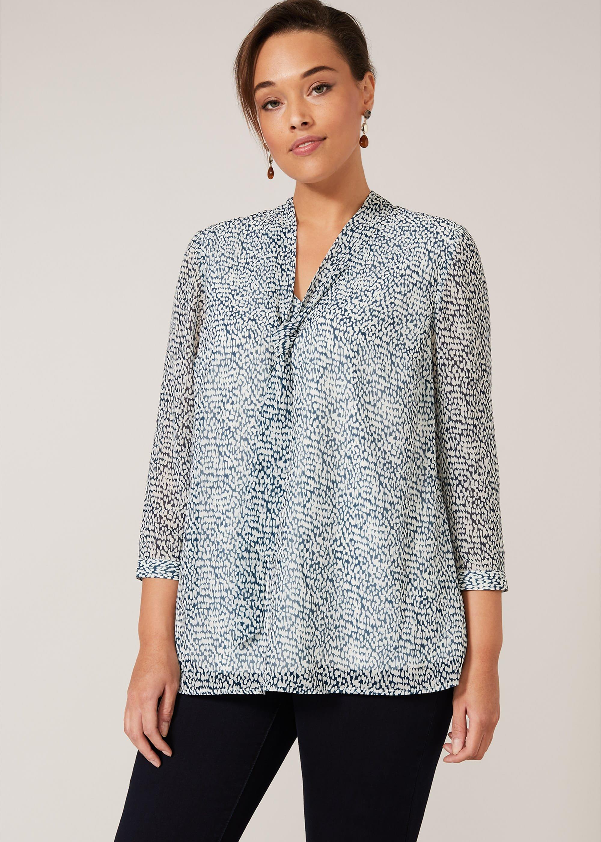Jackie Printed Tie Top