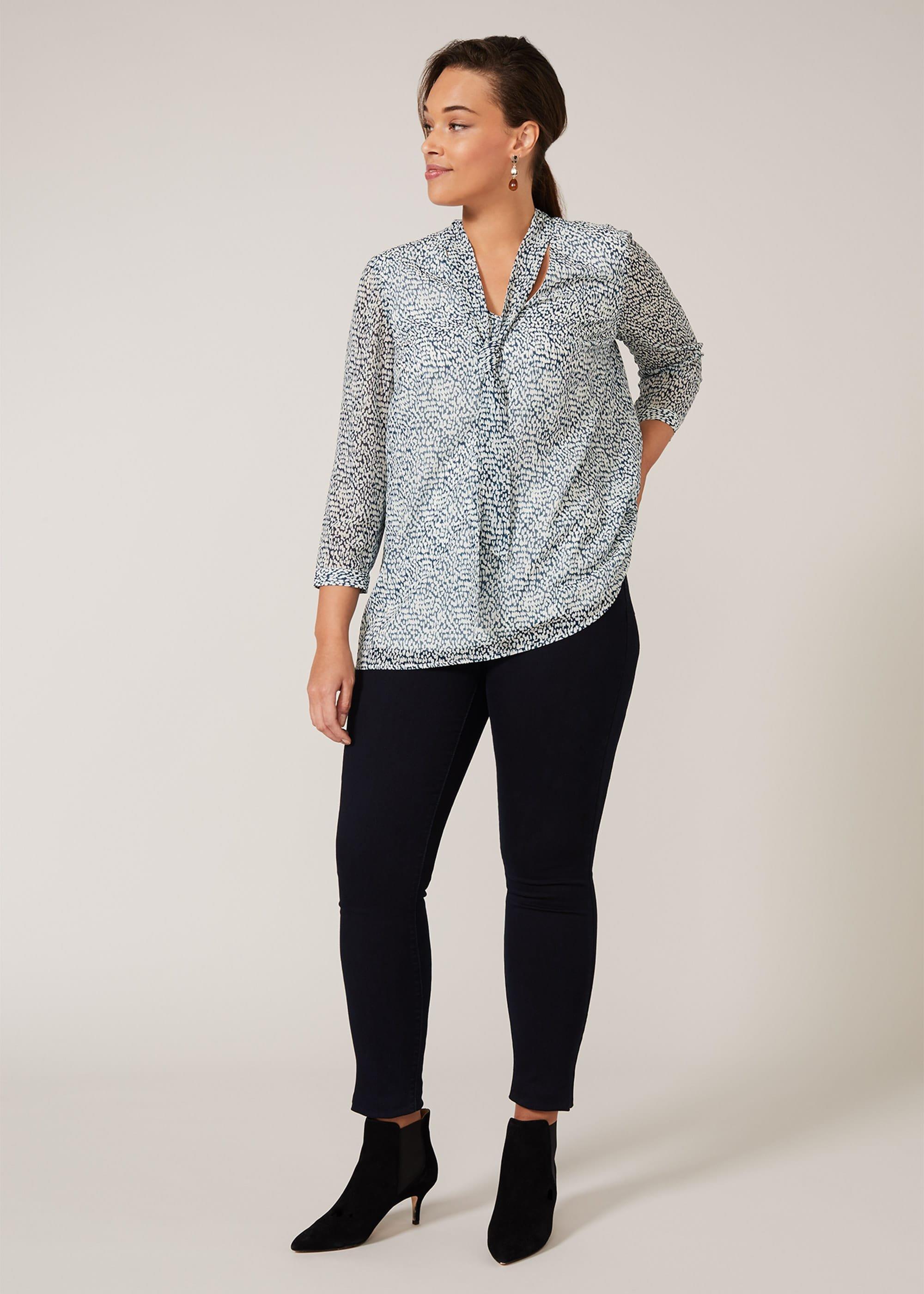Jackie Printed Tie Top