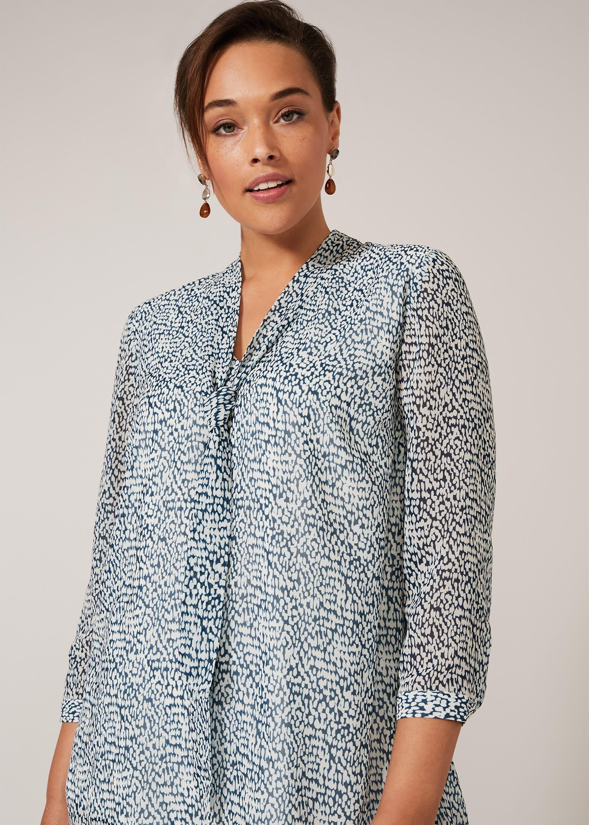 Jackie Printed Tie Top