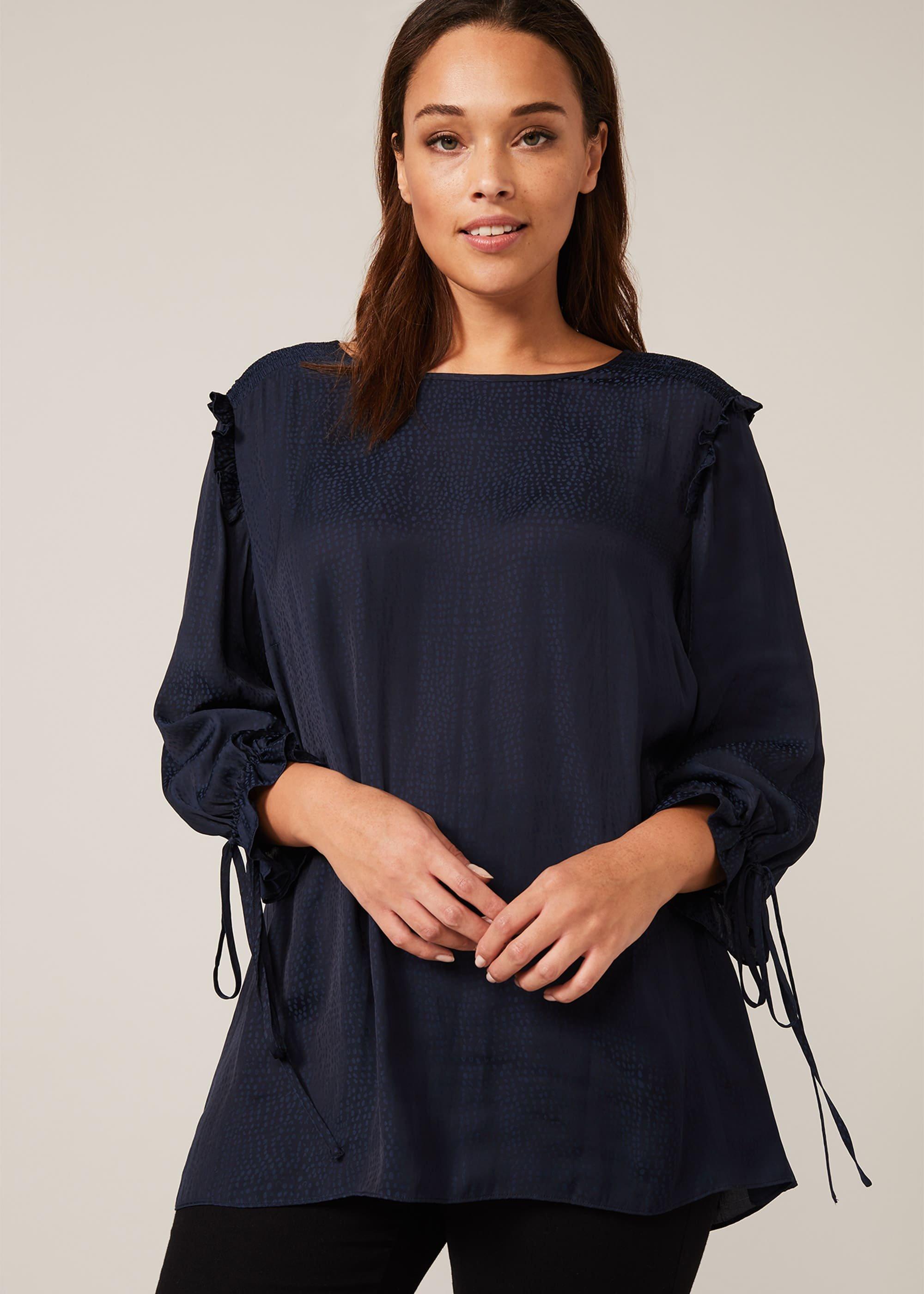 Janice Jacquard Top