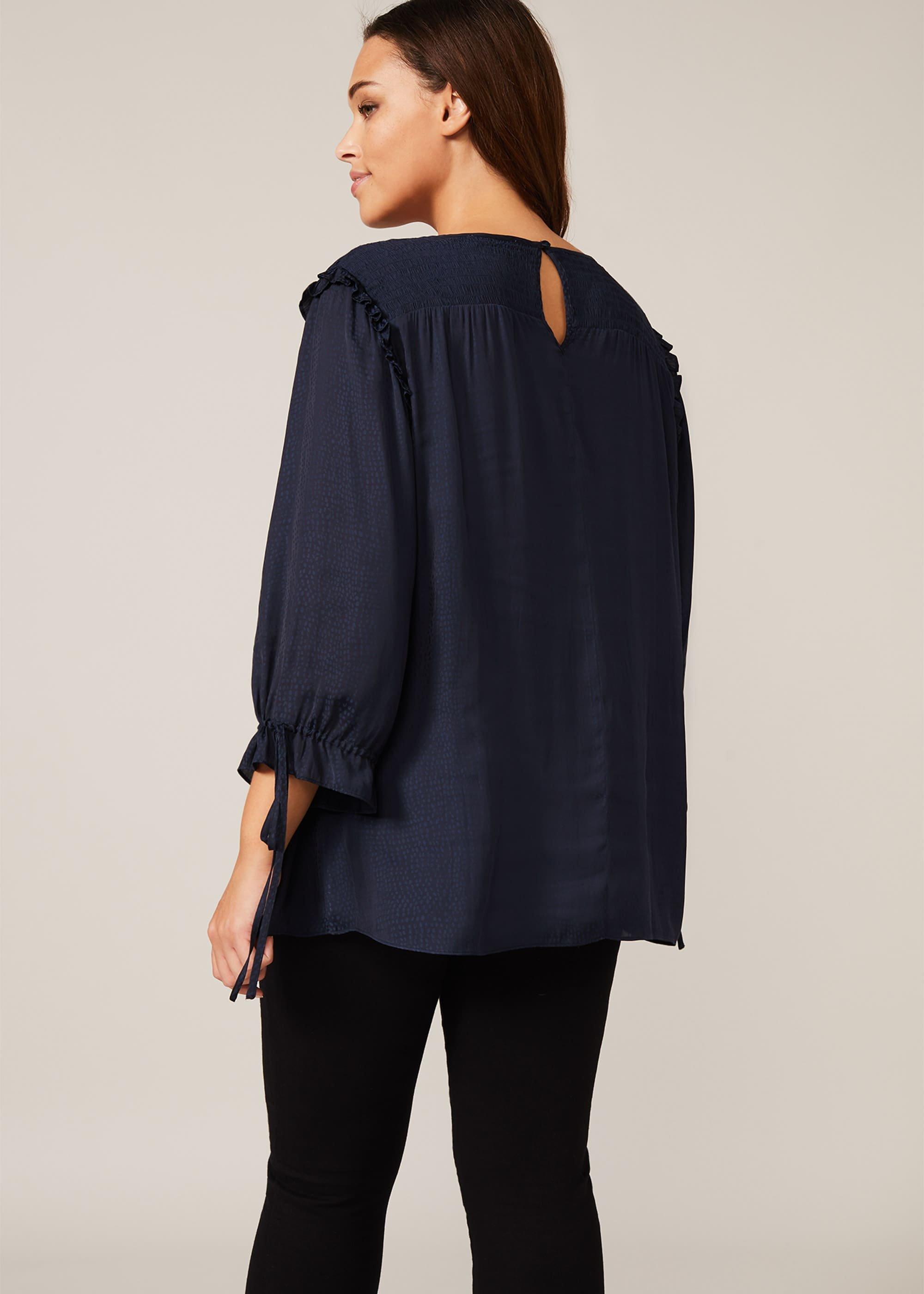 Janice Jacquard Top