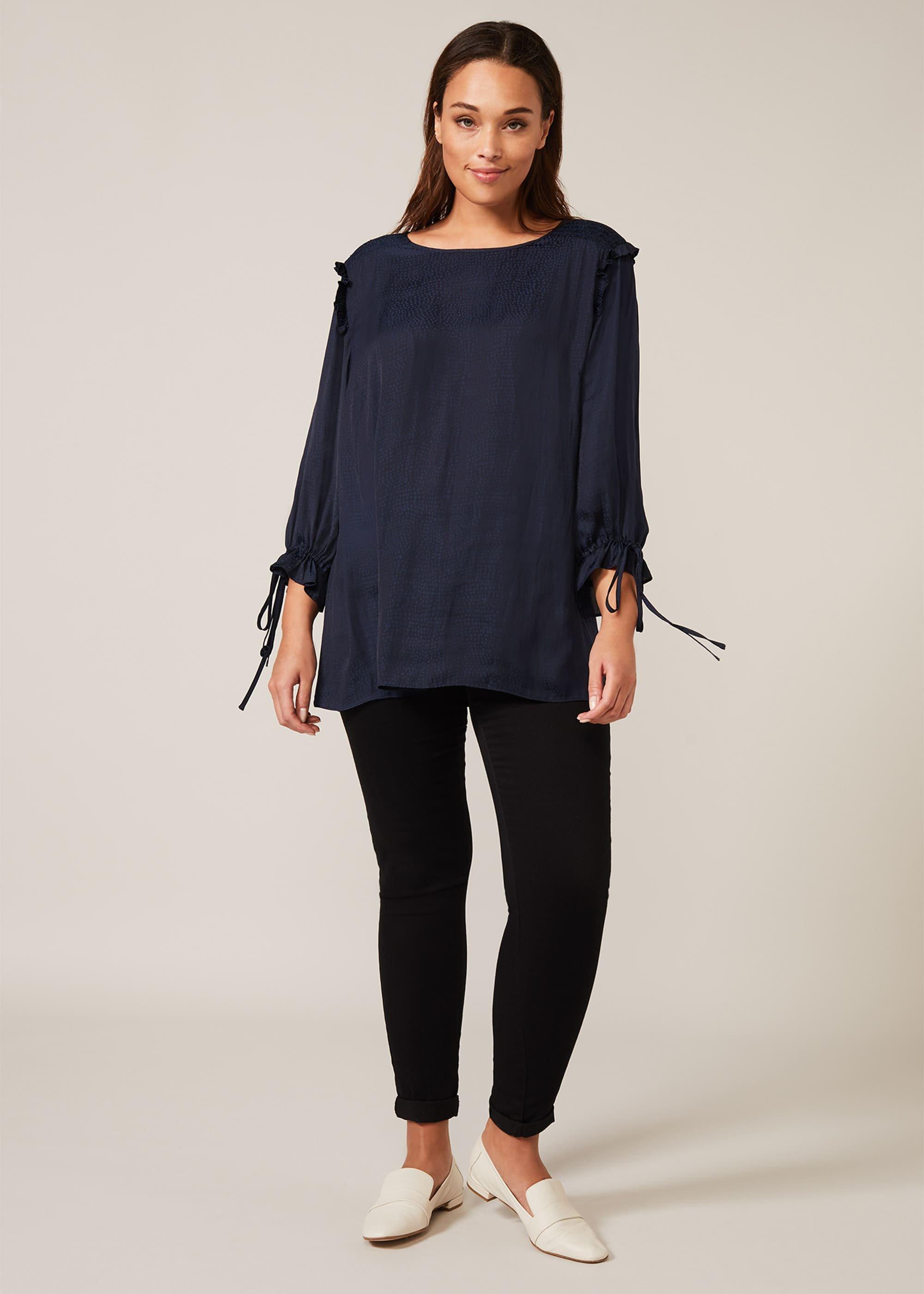 Janice Jacquard Top