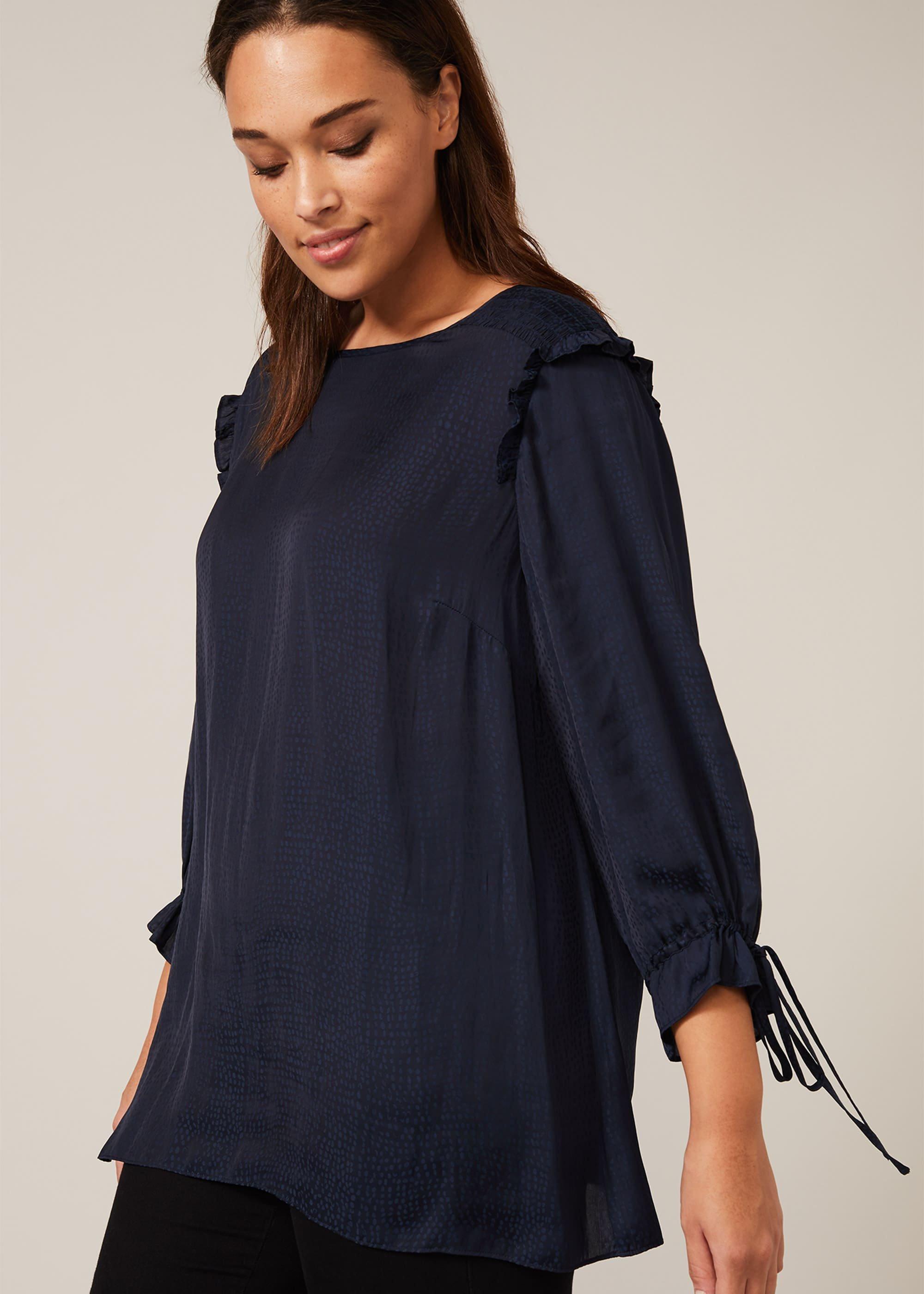 Janice Jacquard Top