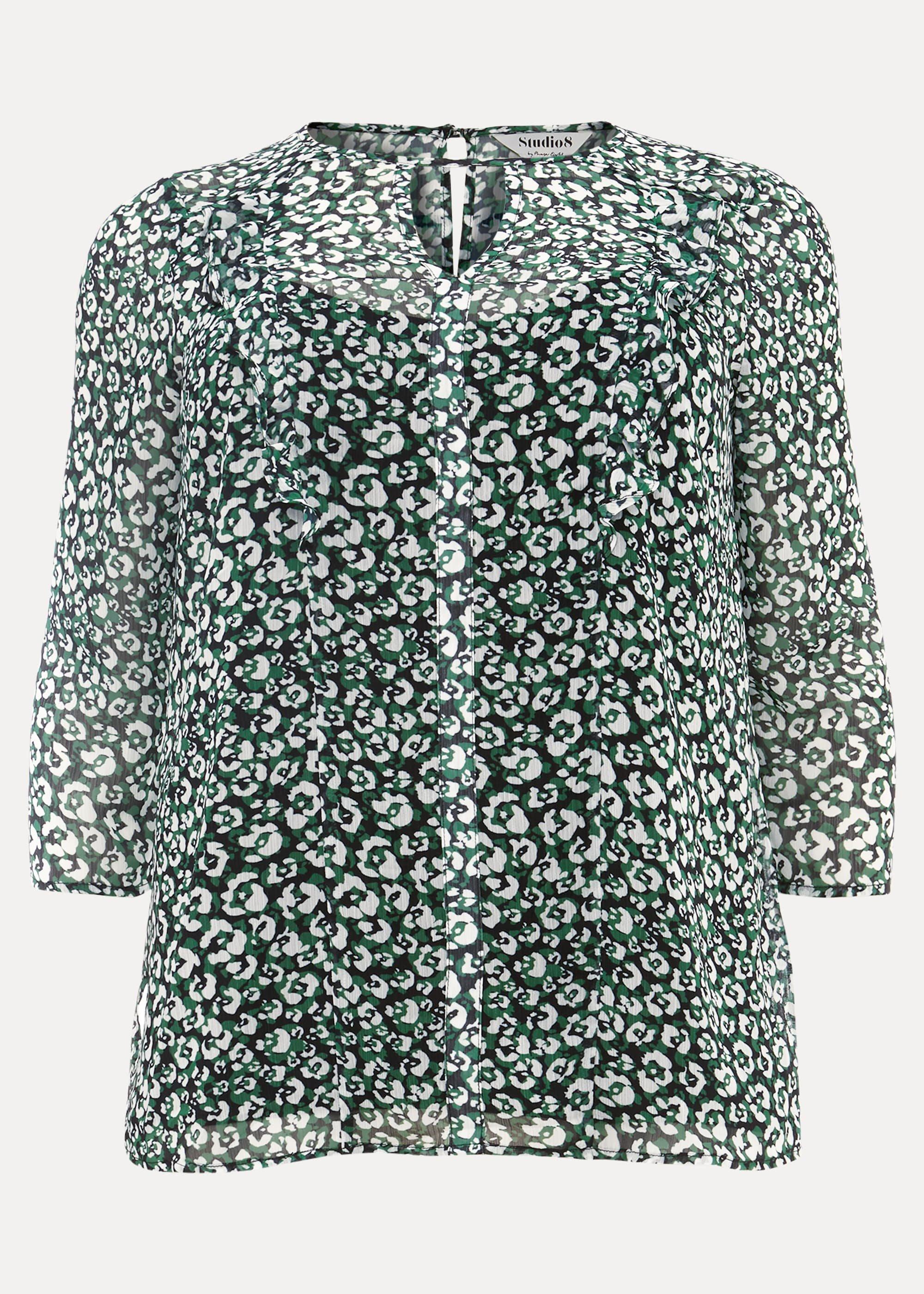 Victoria Leopard Blouse