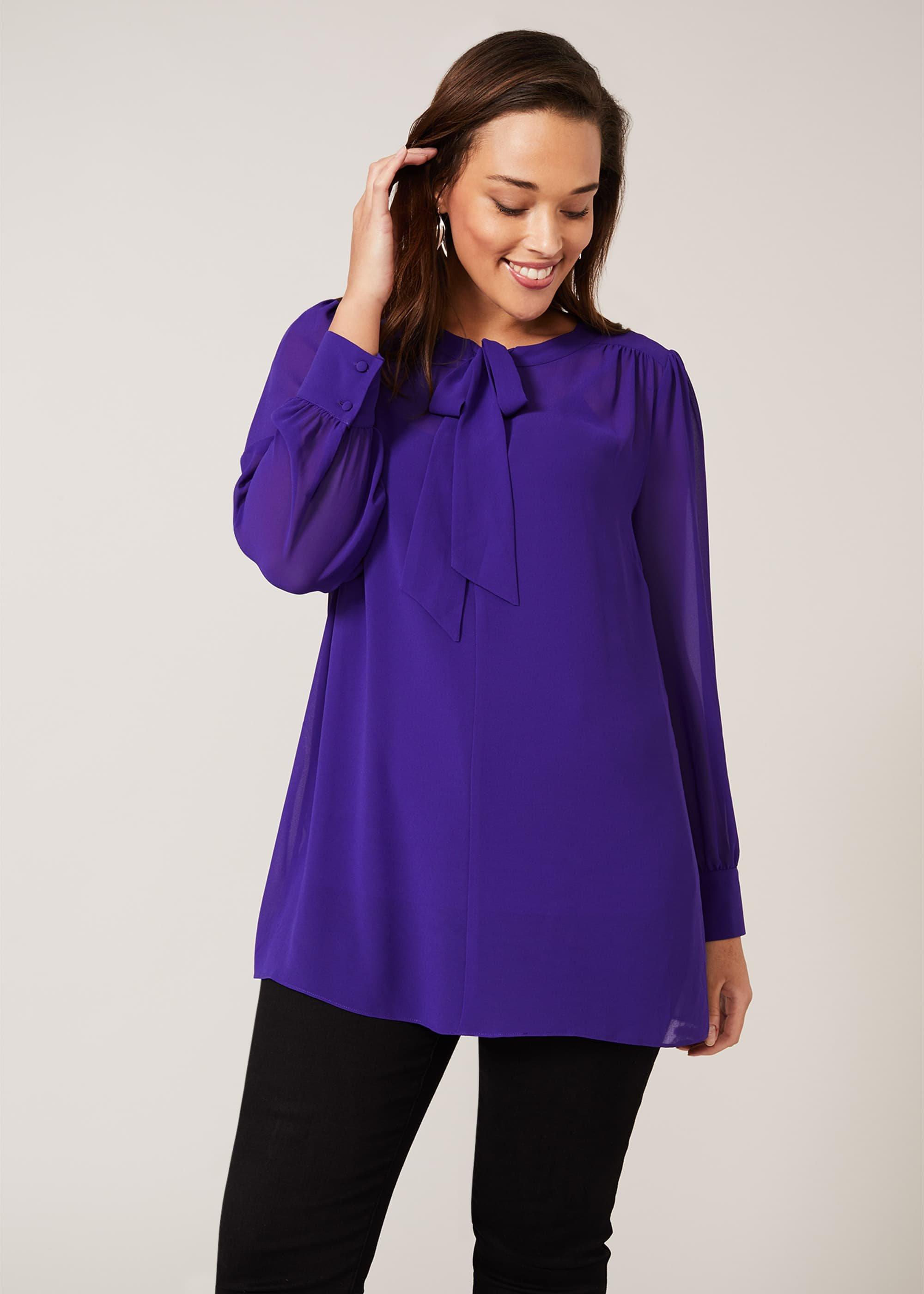 Cassie Tie-Neck Blouse