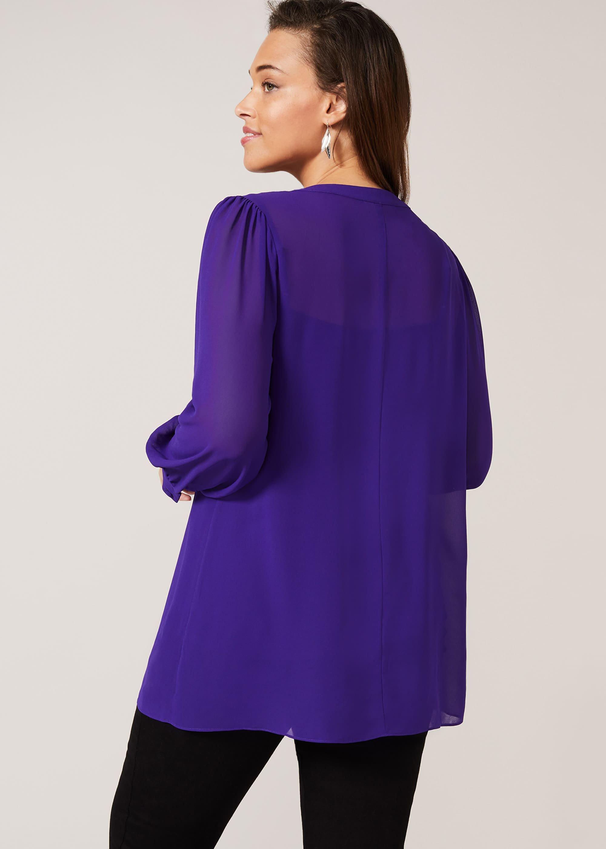 Cassie Tie-Neck Blouse