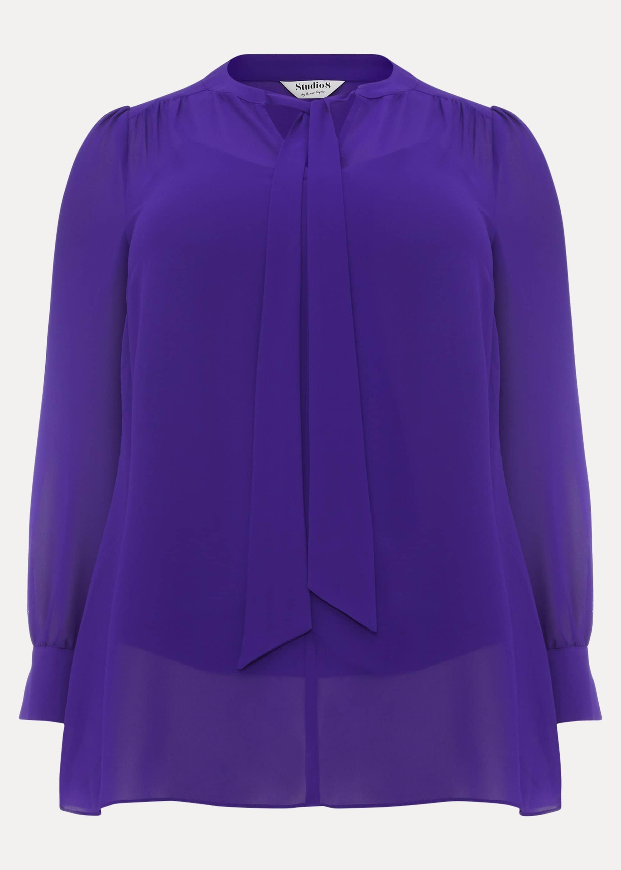 Cassie Tie-Neck Blouse