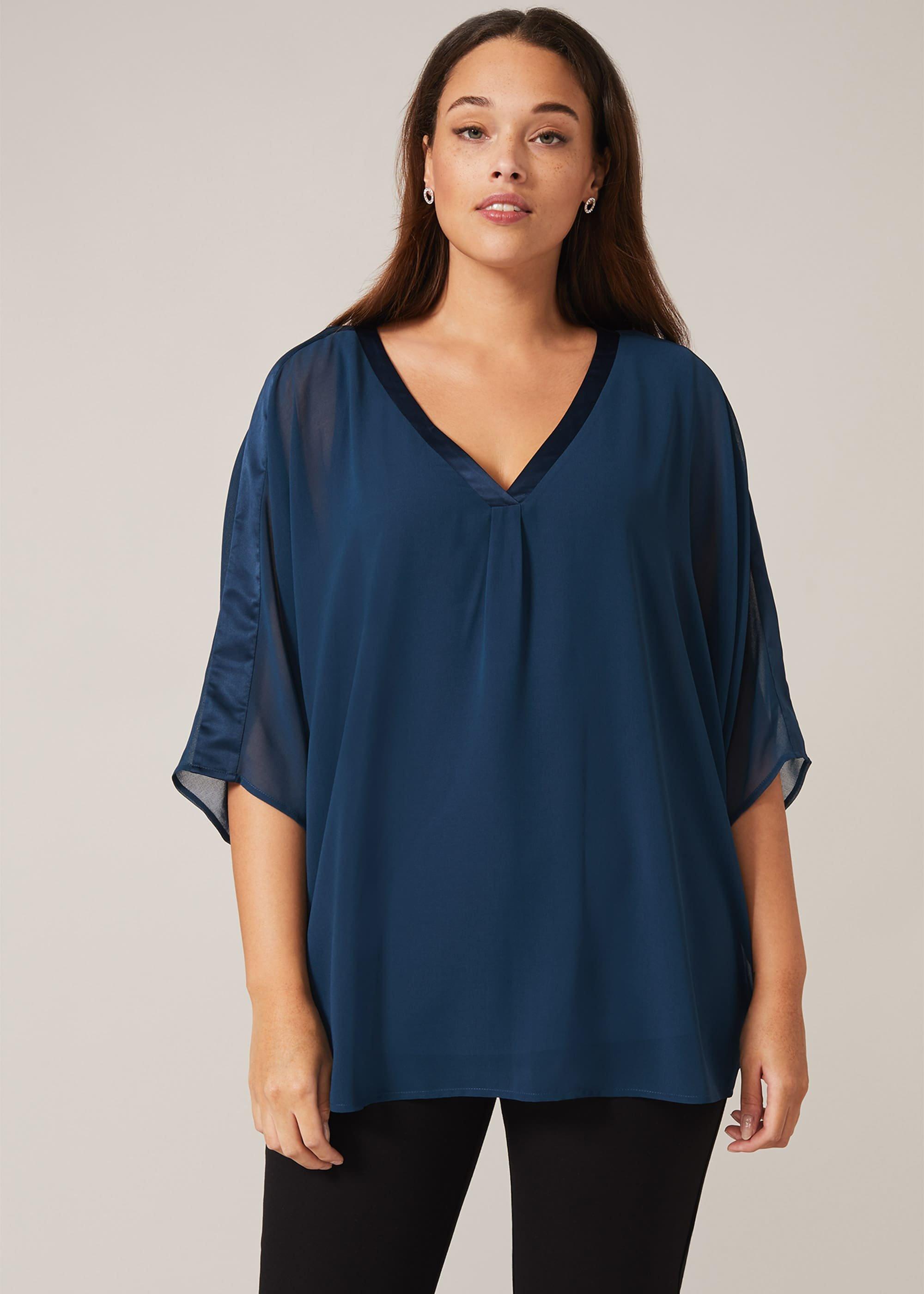 Natalia Satin Trim Top