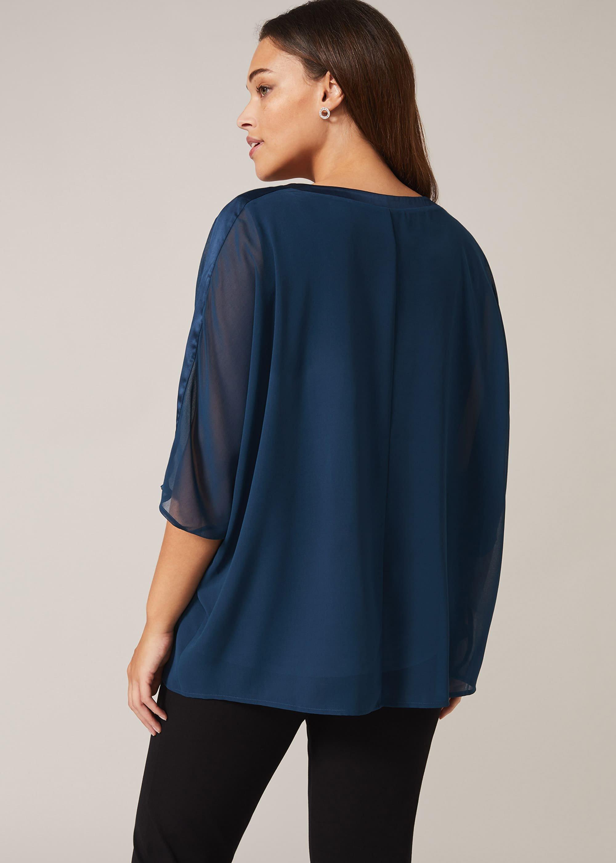 Natalia Satin Trim Top