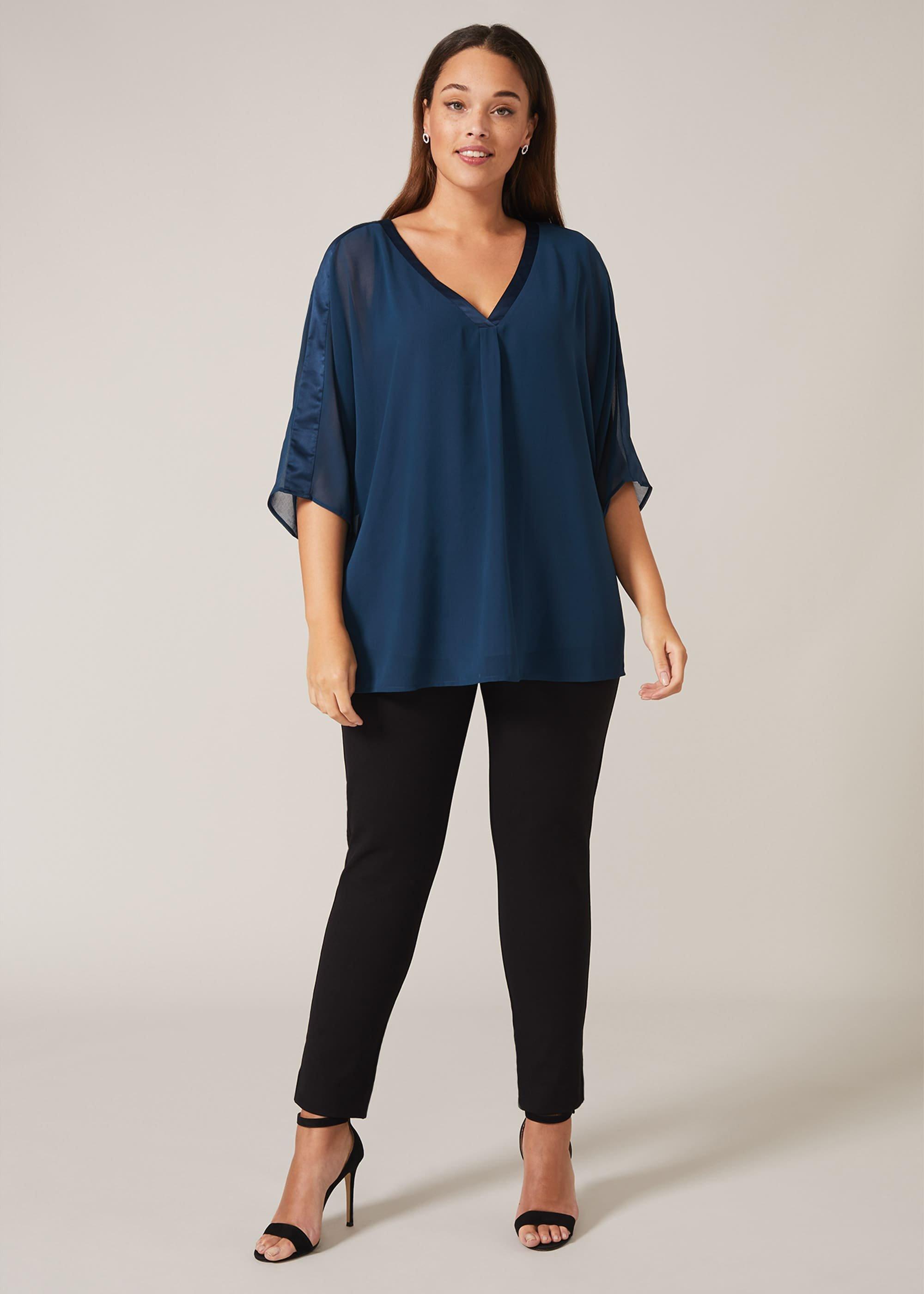 Natalia Satin Trim Top