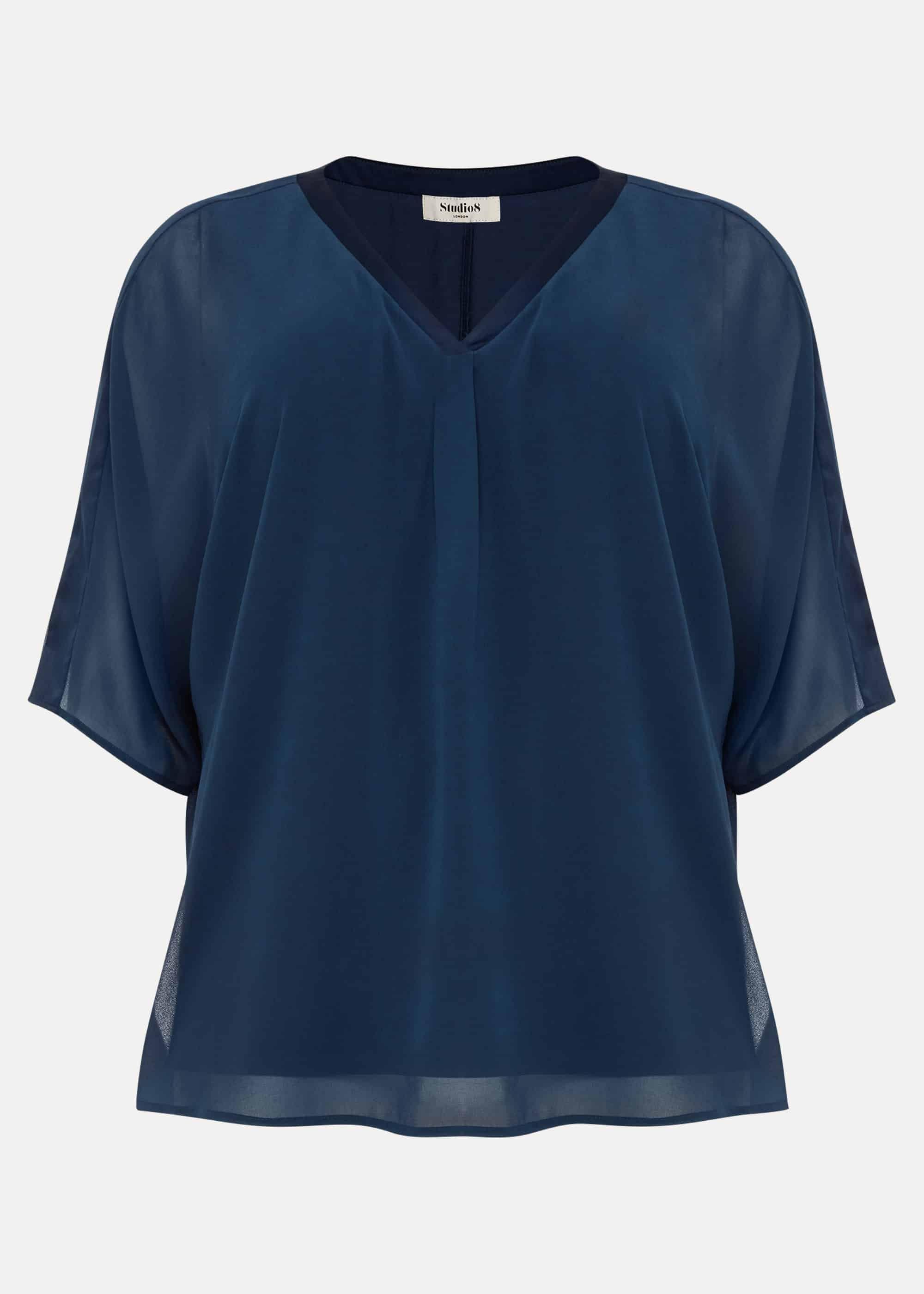 Natalia Satin Trim Top