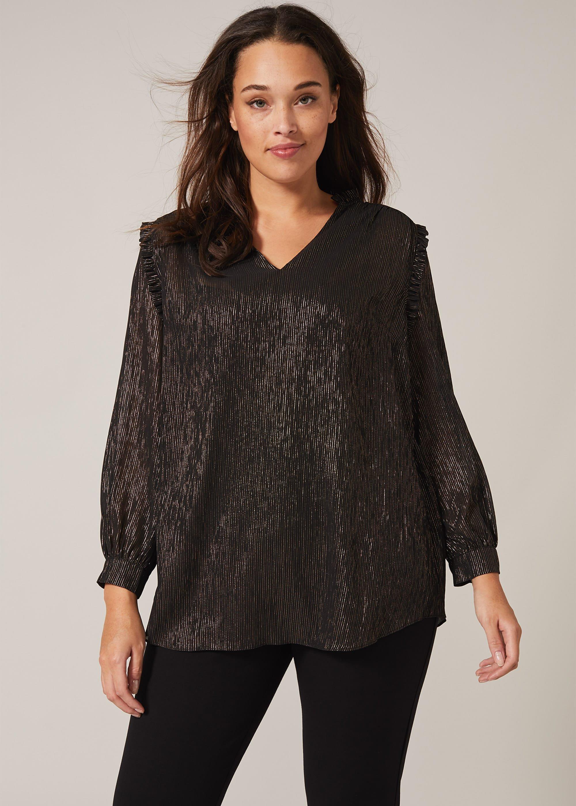 Tallie Shimmer Stripe Top