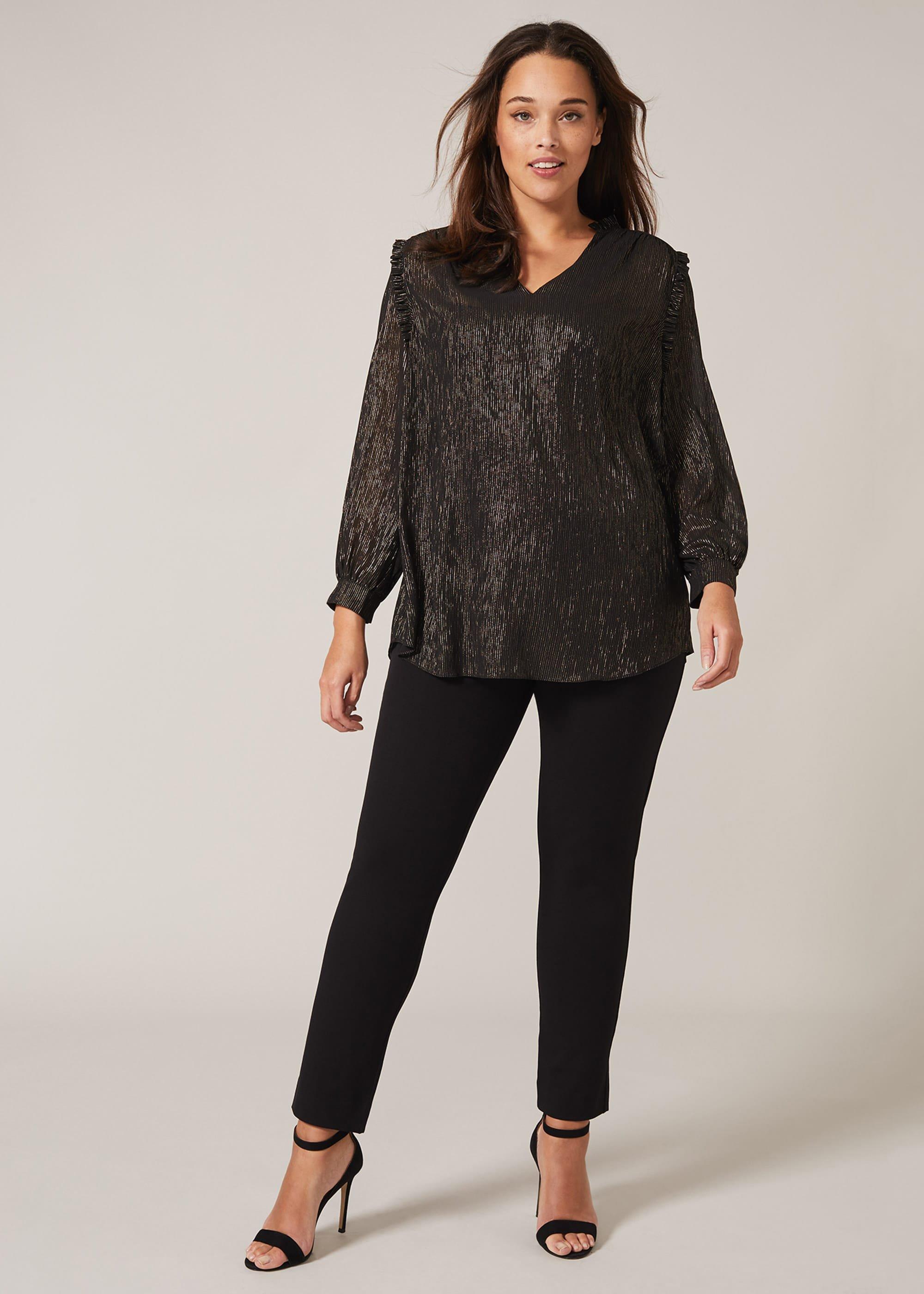 Tallie Shimmer Stripe Top
