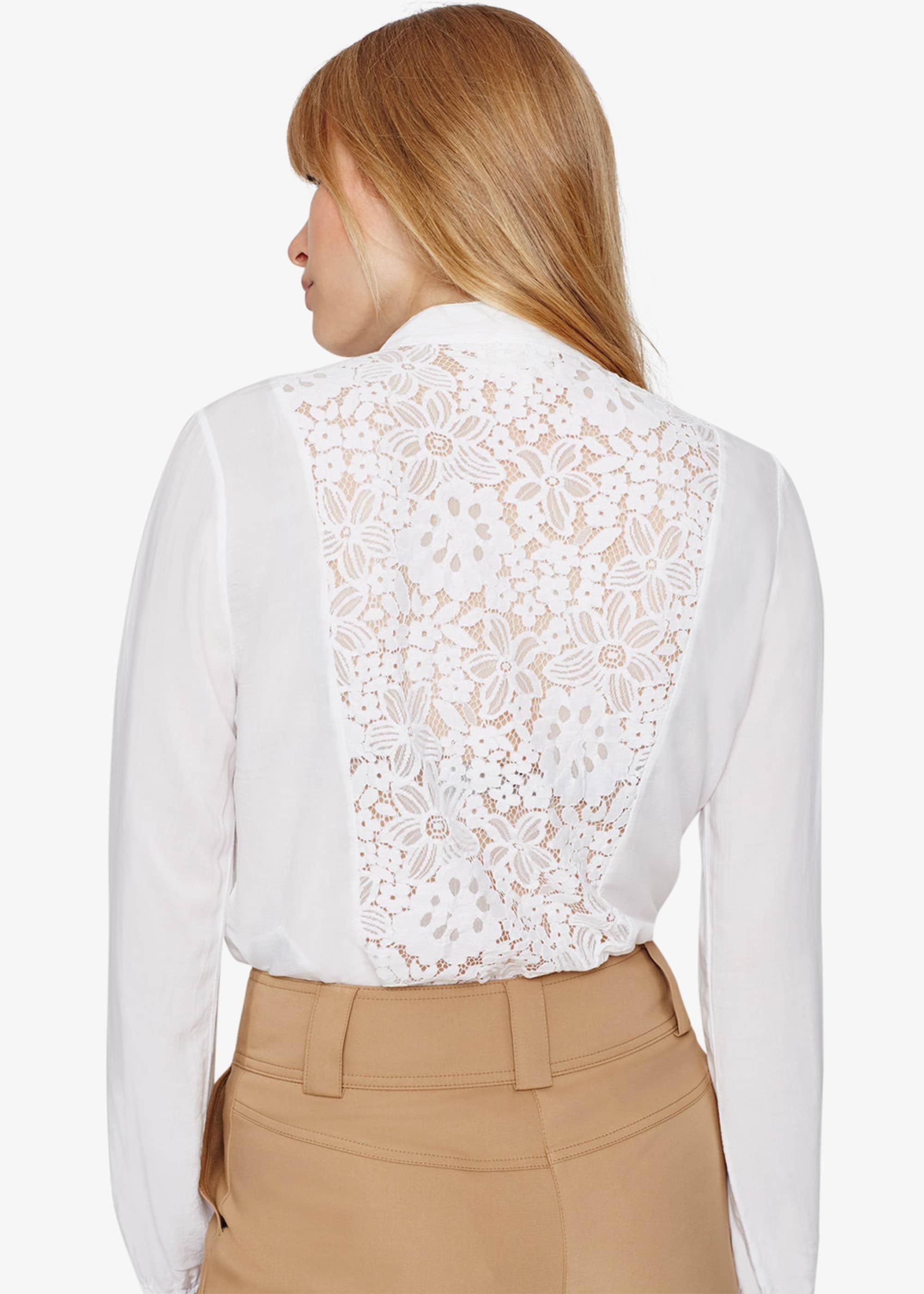 Eloisa Lace Ruffle Blouse