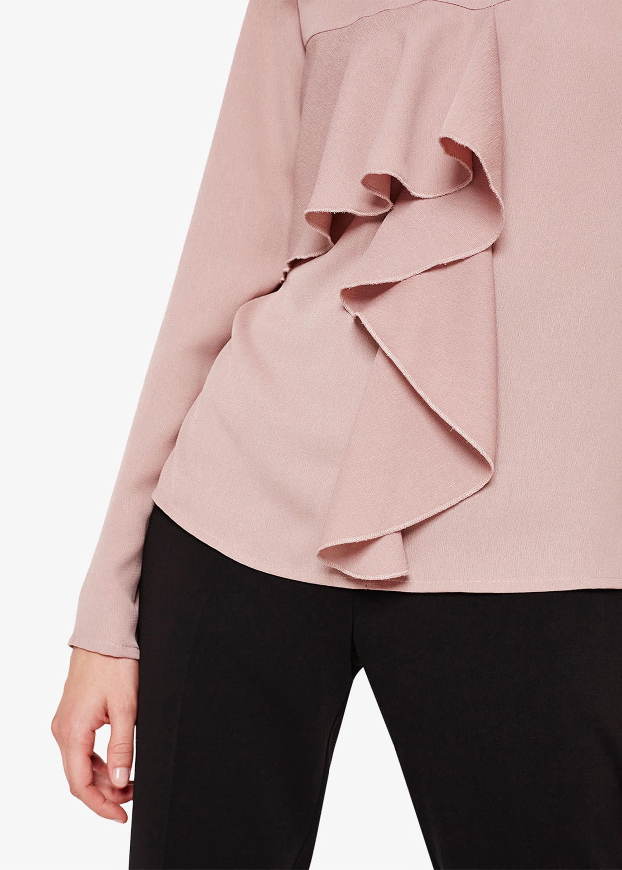 Hayes Drape Front Blouse