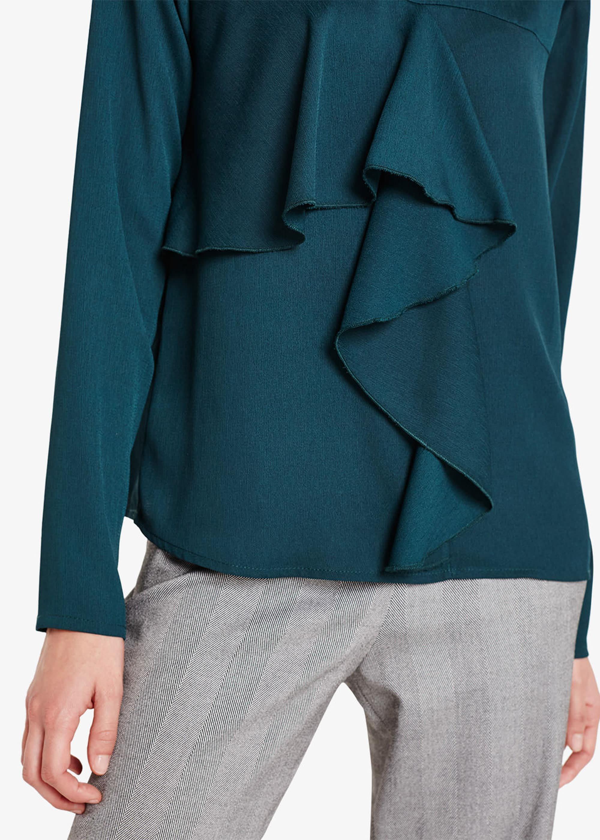 Hayes Drape Front Blouse