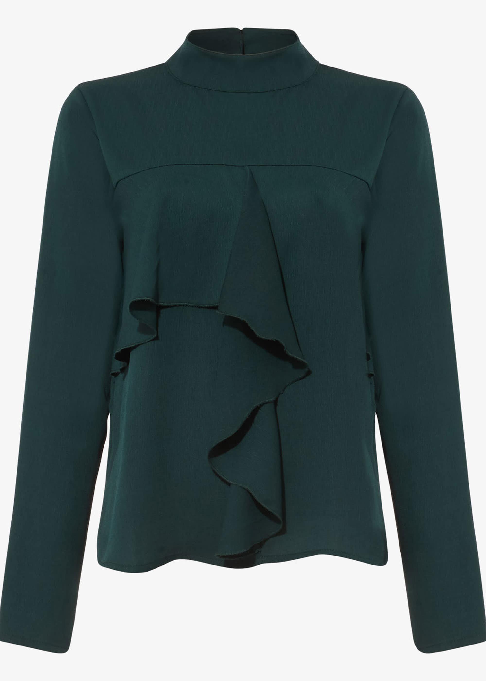 Hayes Drape Front Blouse