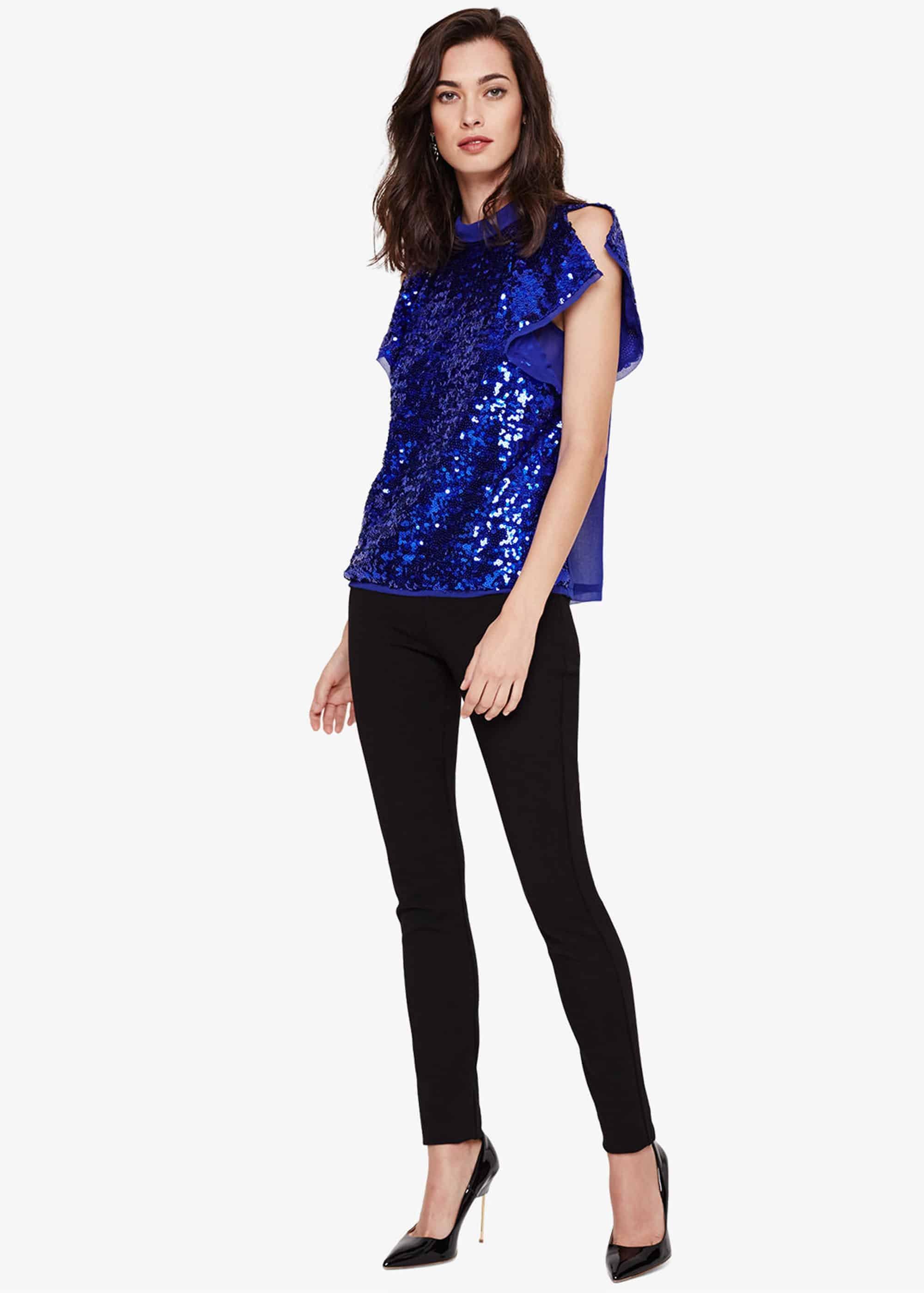Tally Sequin Blouse