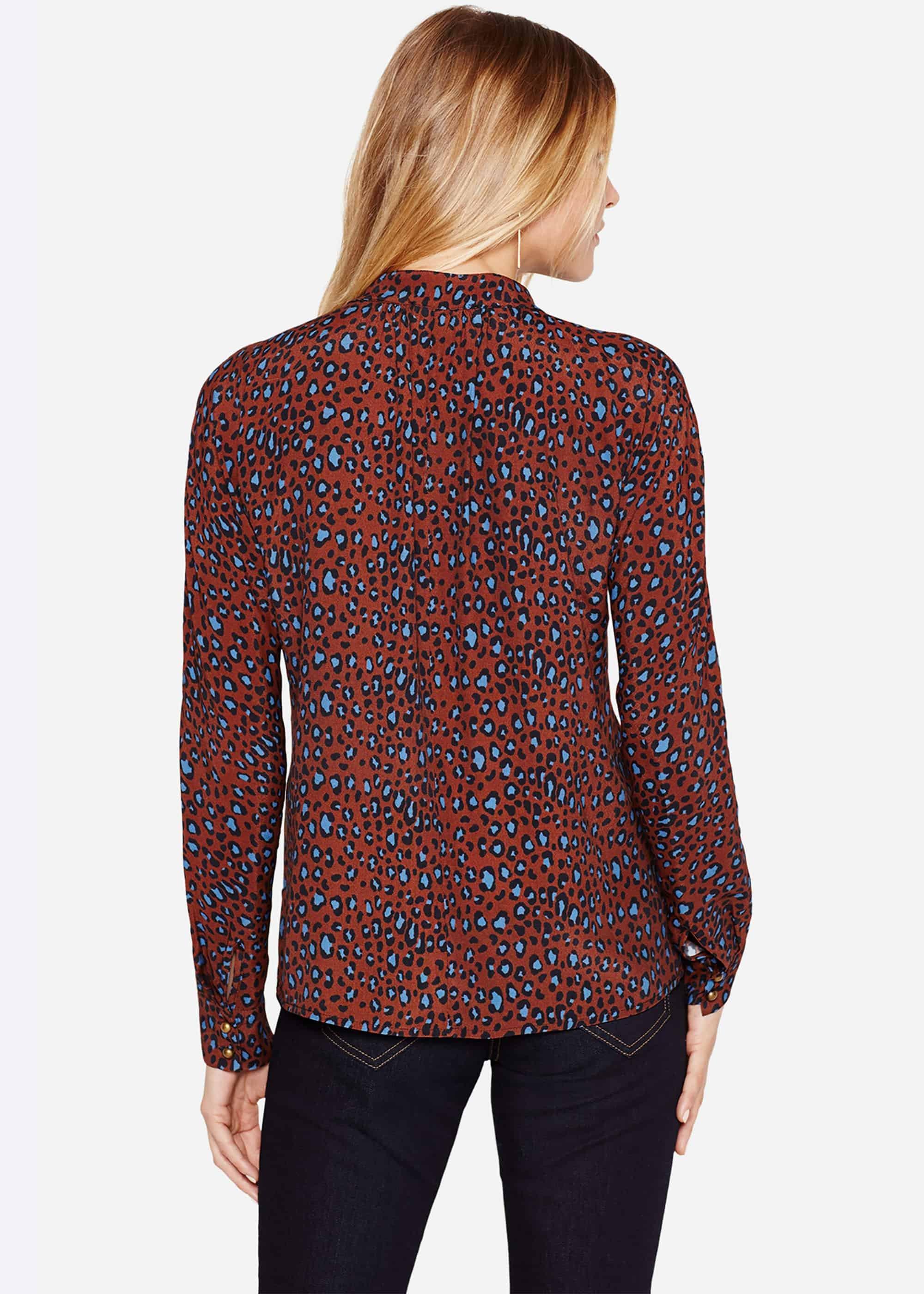 Ria Animal Print Blouse