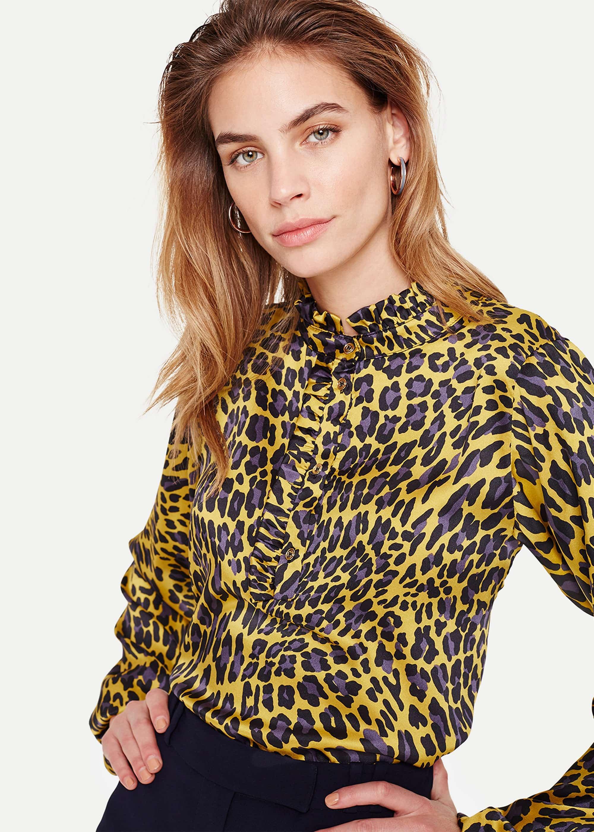 Aimee Animal Print Blouse