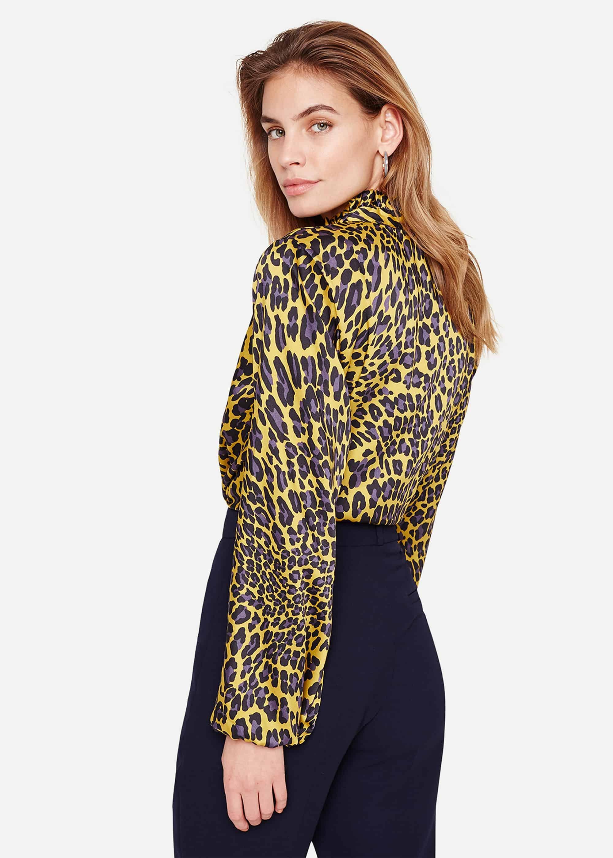 Aimee Animal Print Blouse