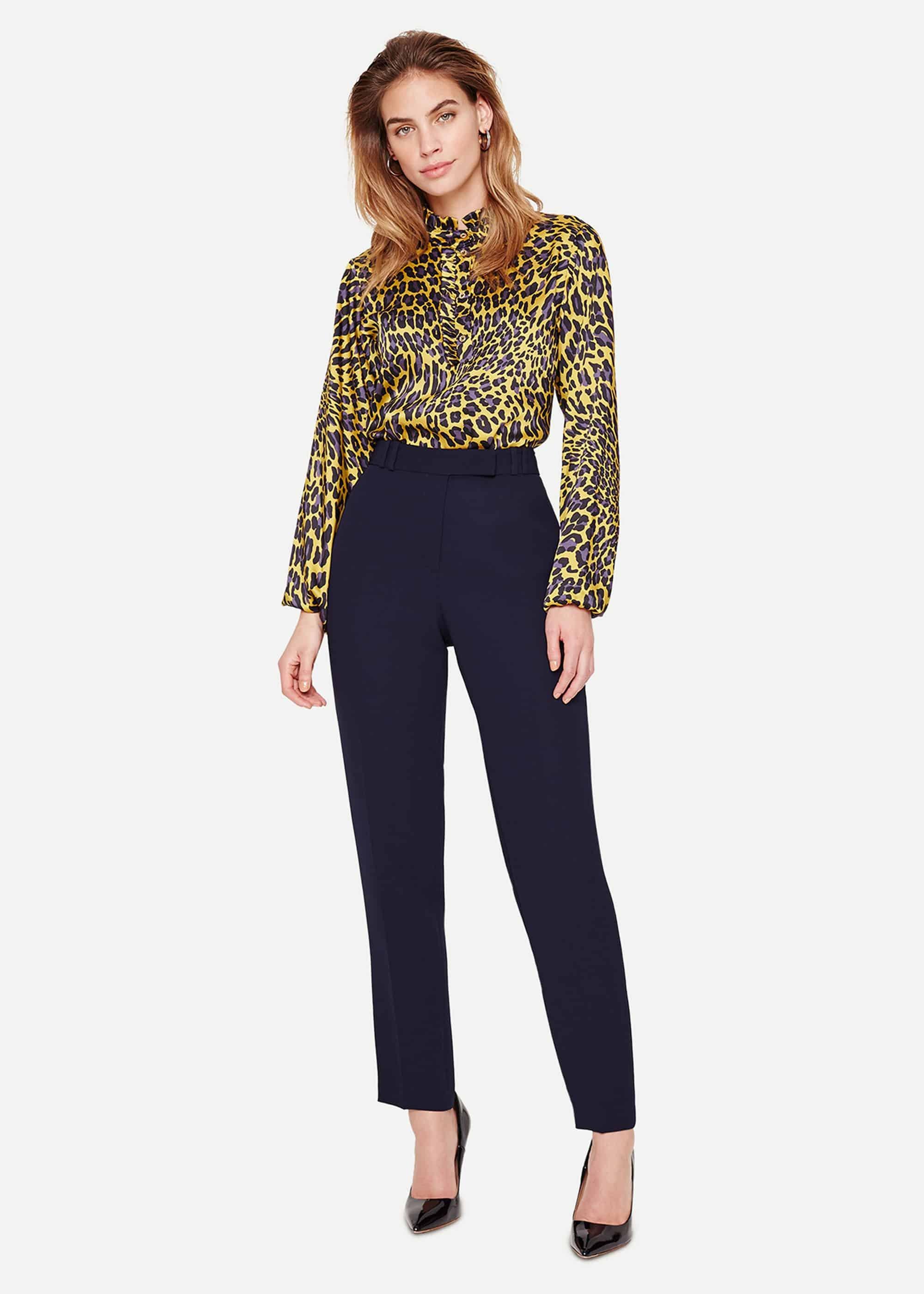 Aimee Animal Print Blouse