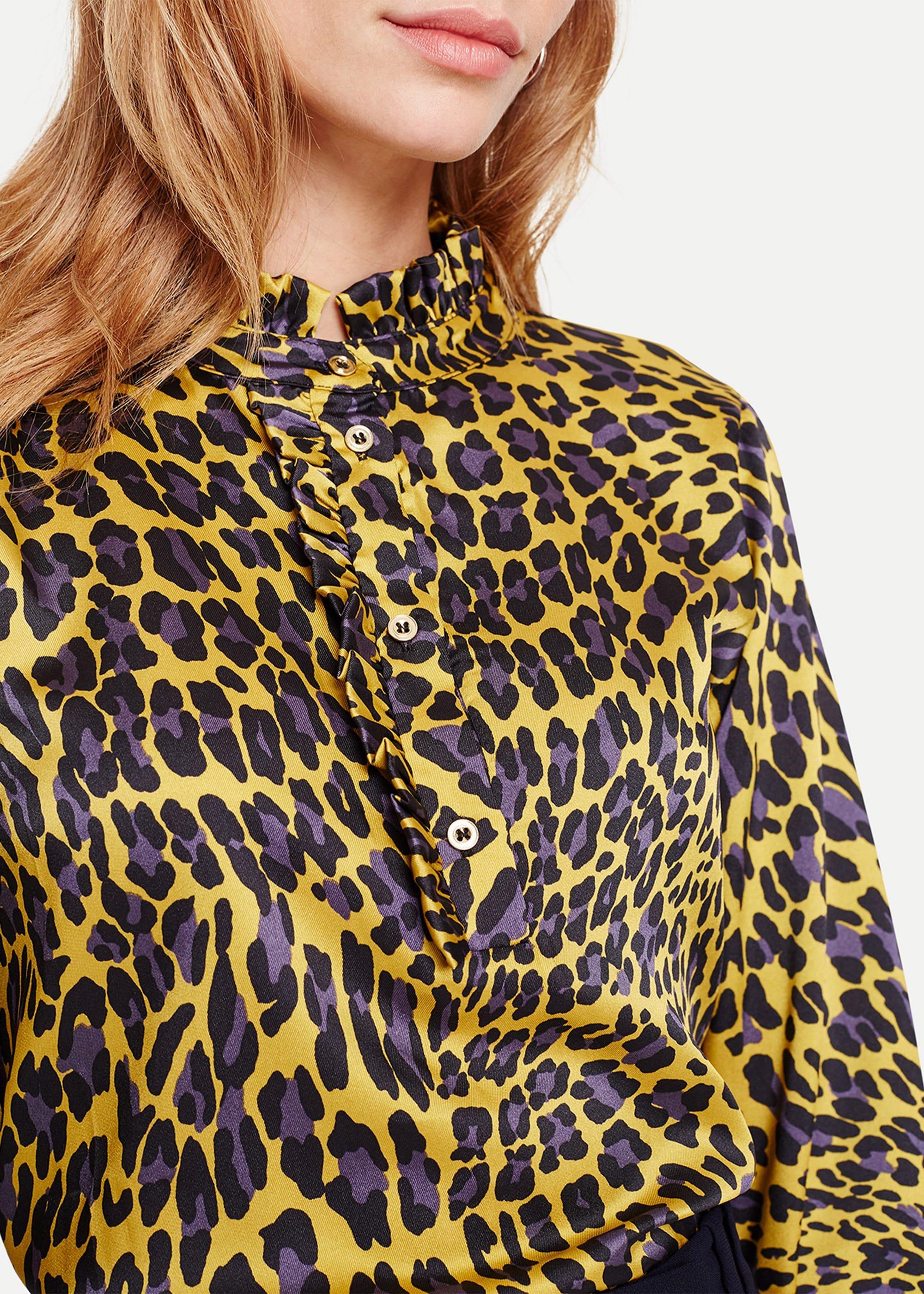 Aimee Animal Print Blouse