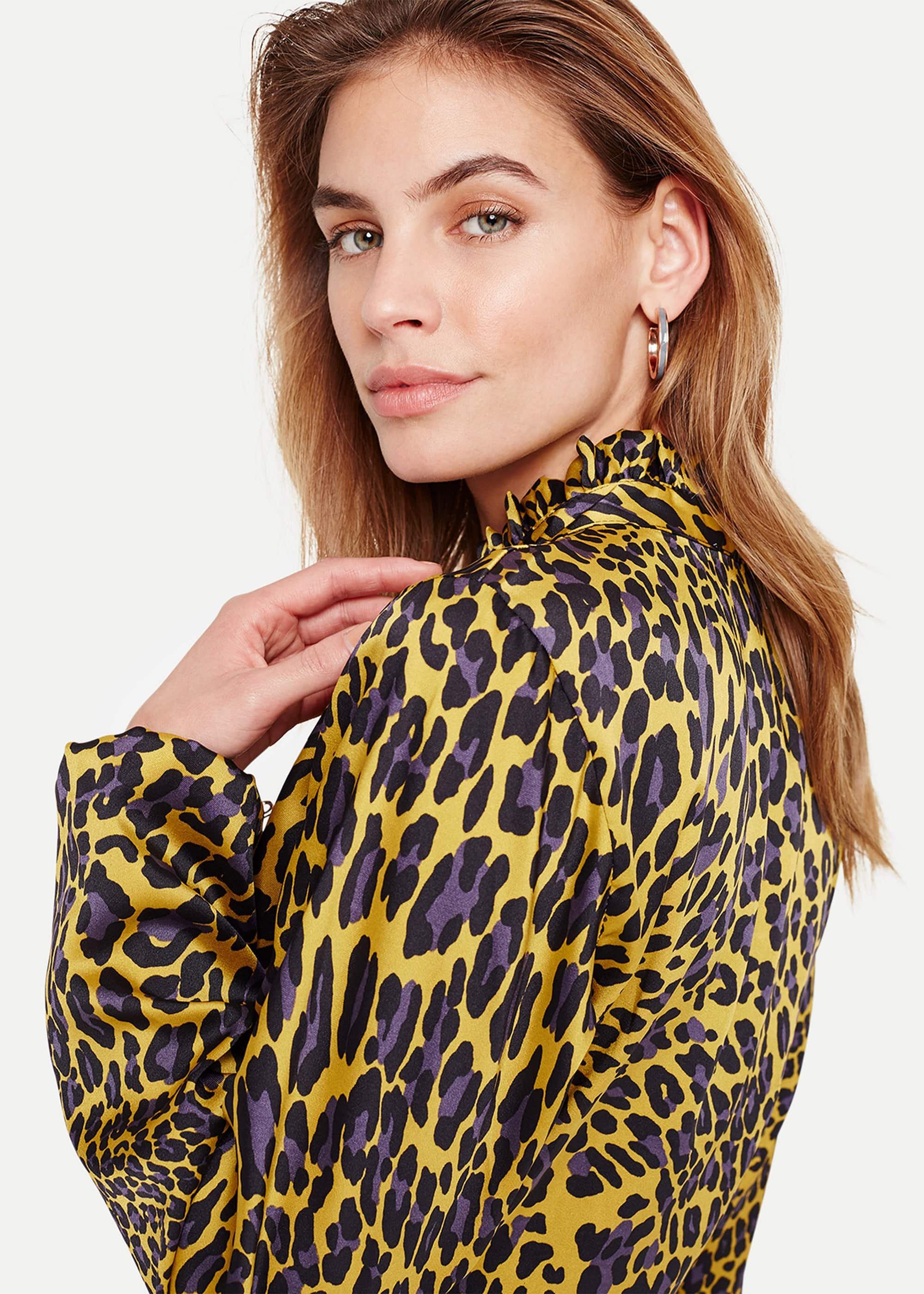 Aimee Animal Print Blouse