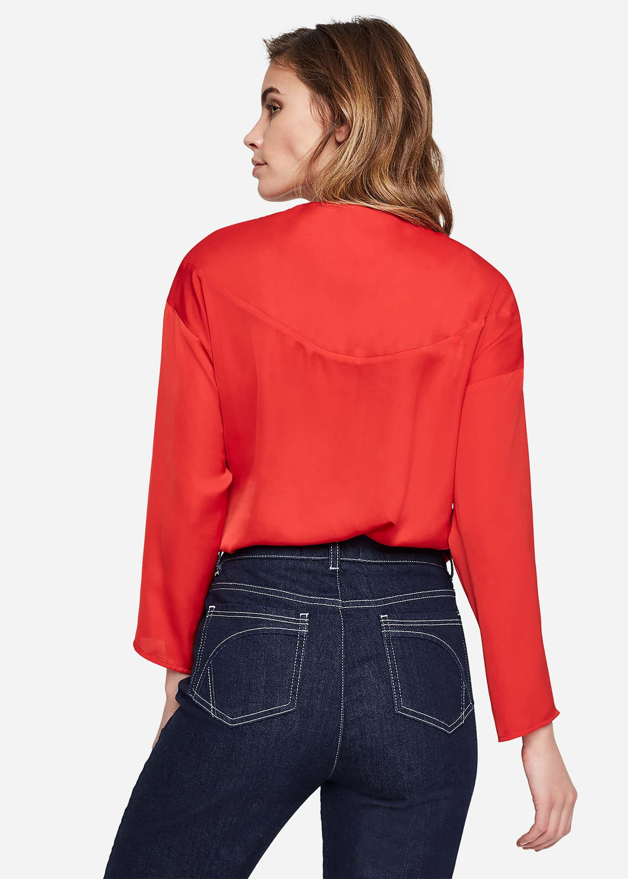Alessia Zip Front Blouse