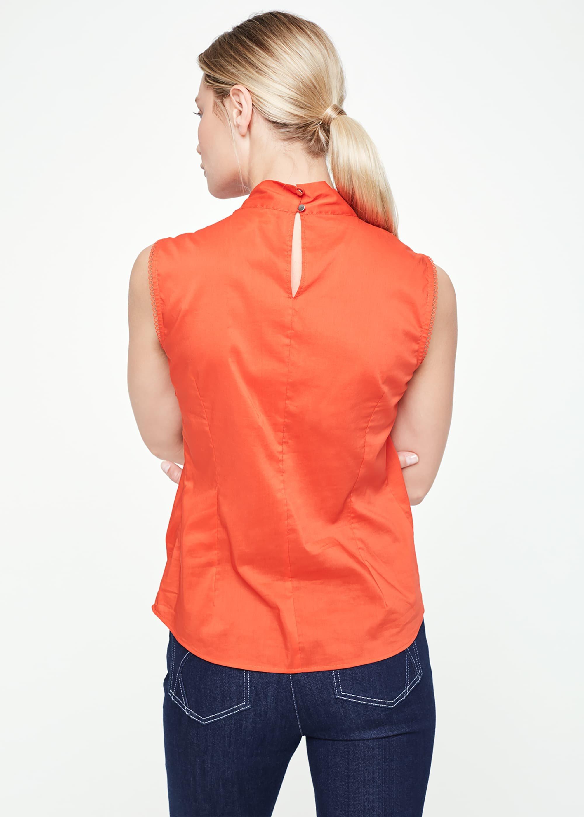 Caydence Cotton Pussybow Blouse