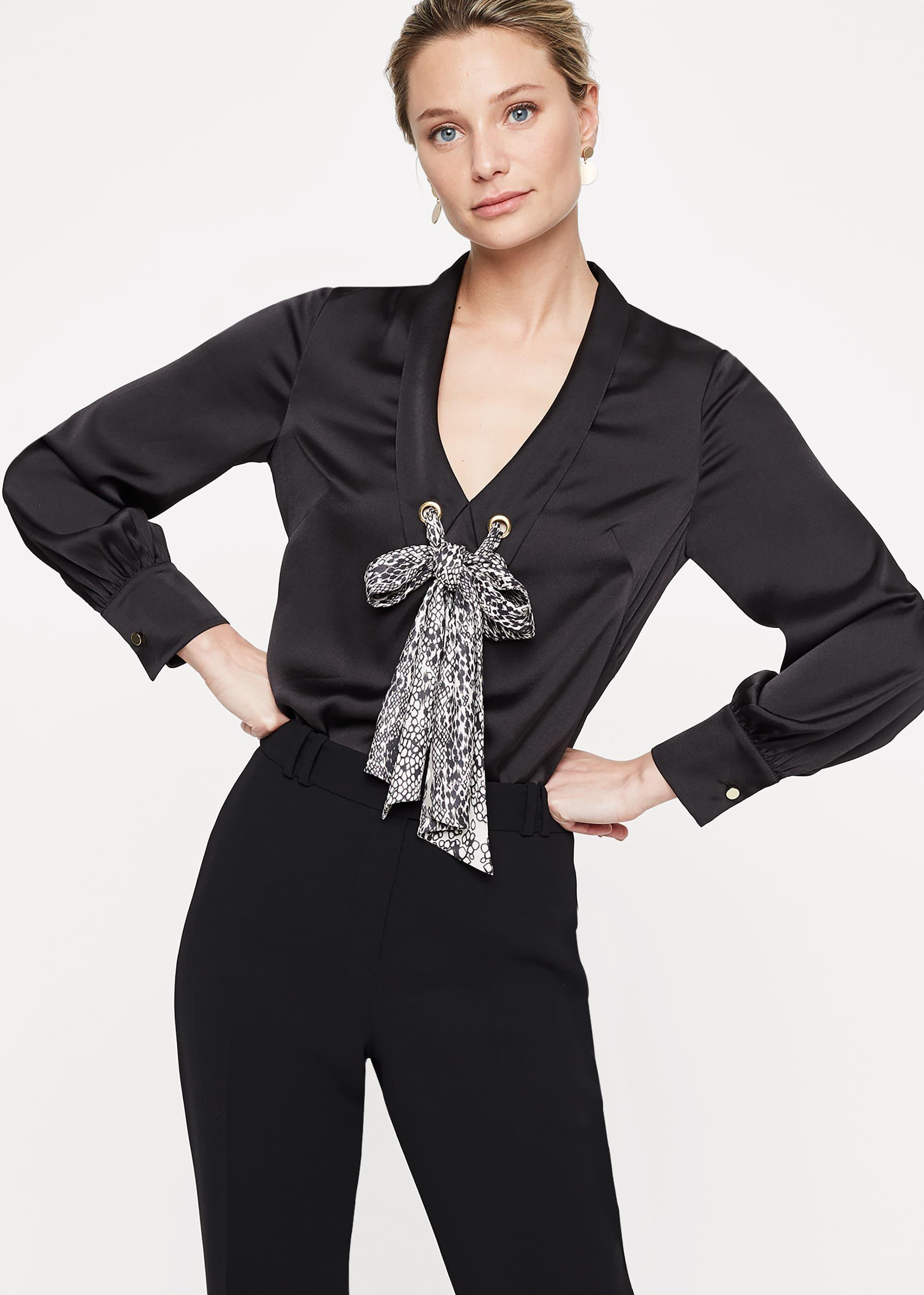Fabrissa Snake Print Blouse