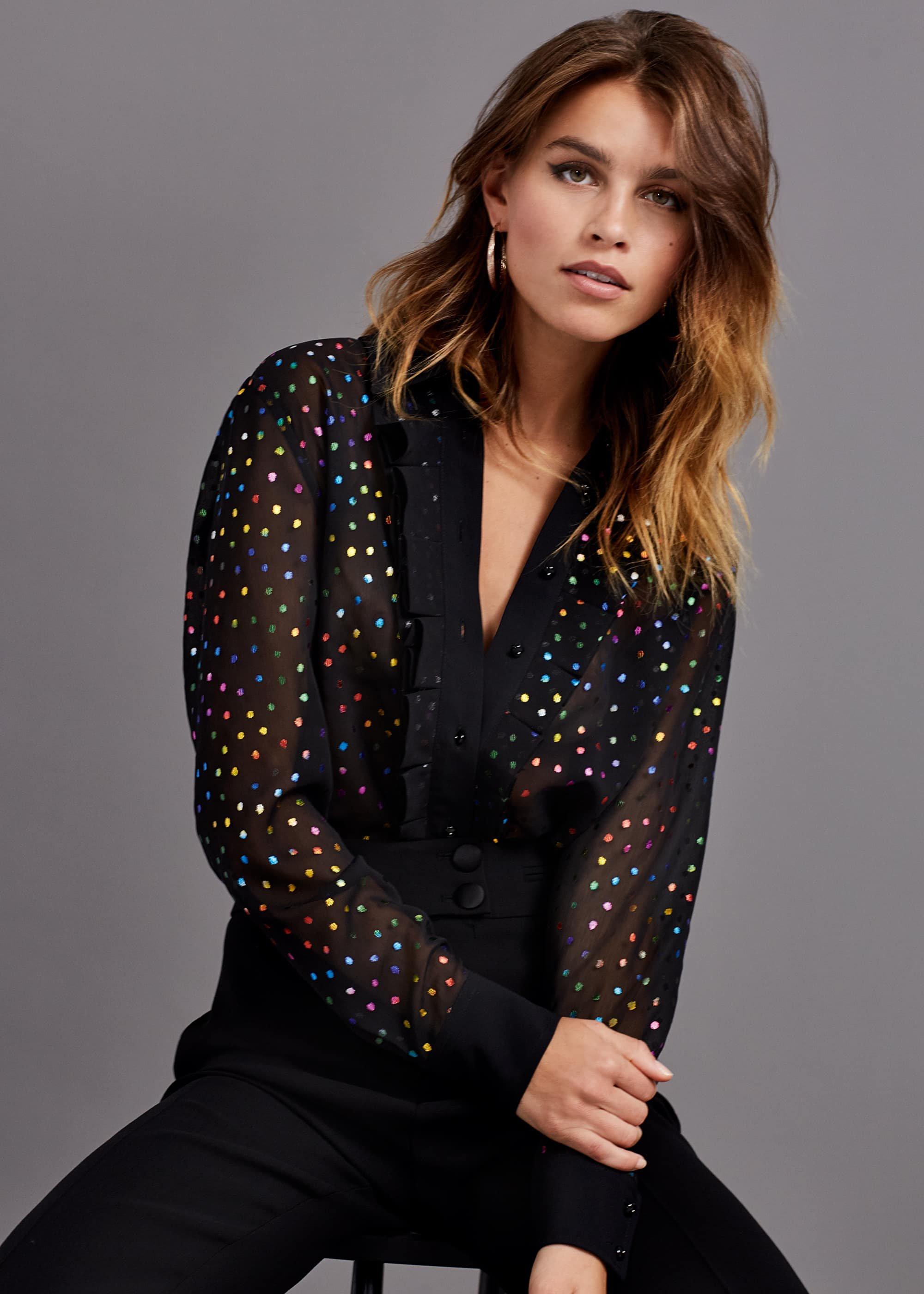 Elma Spot Blouse