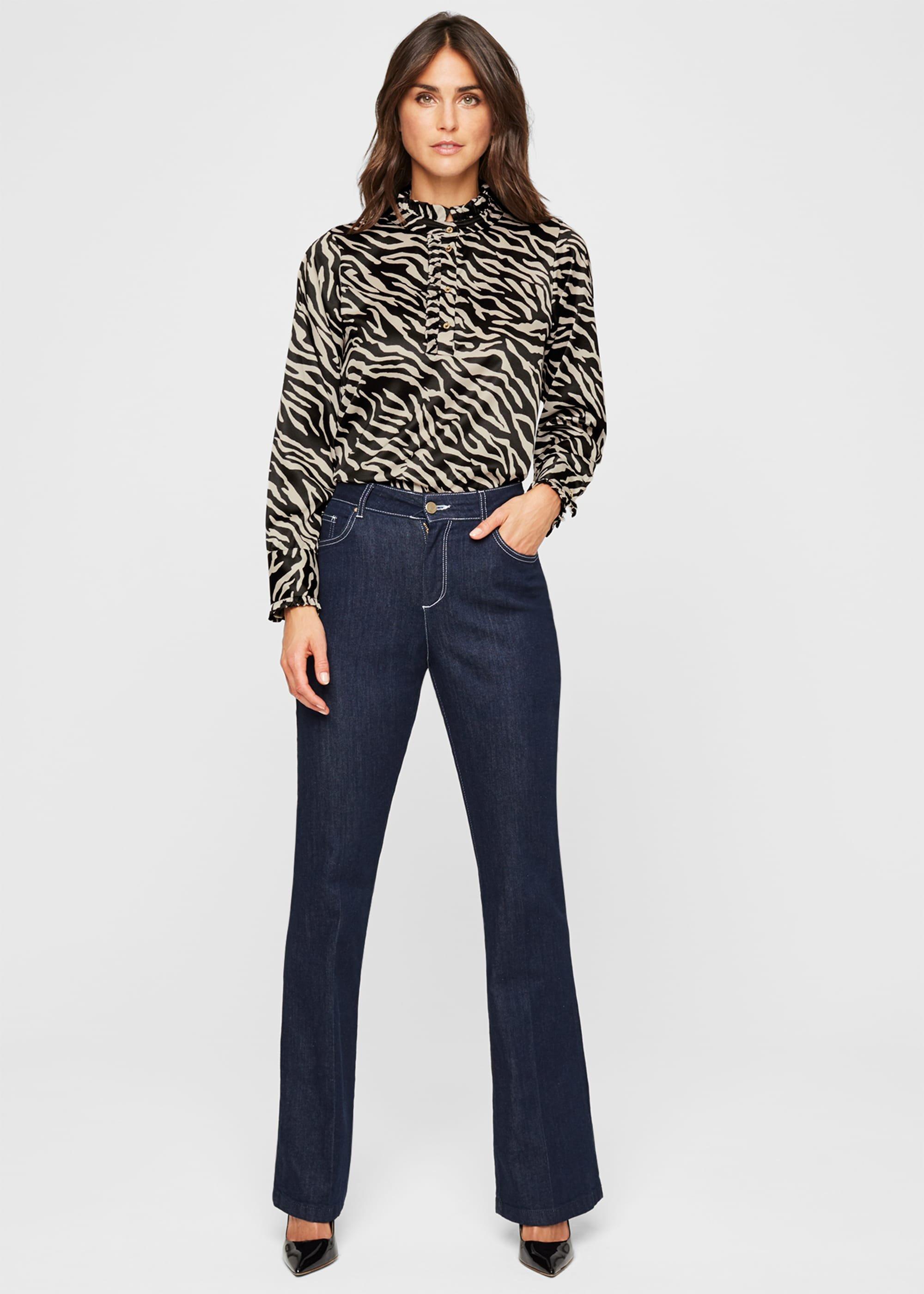 Aimee Zebra Print Blouse